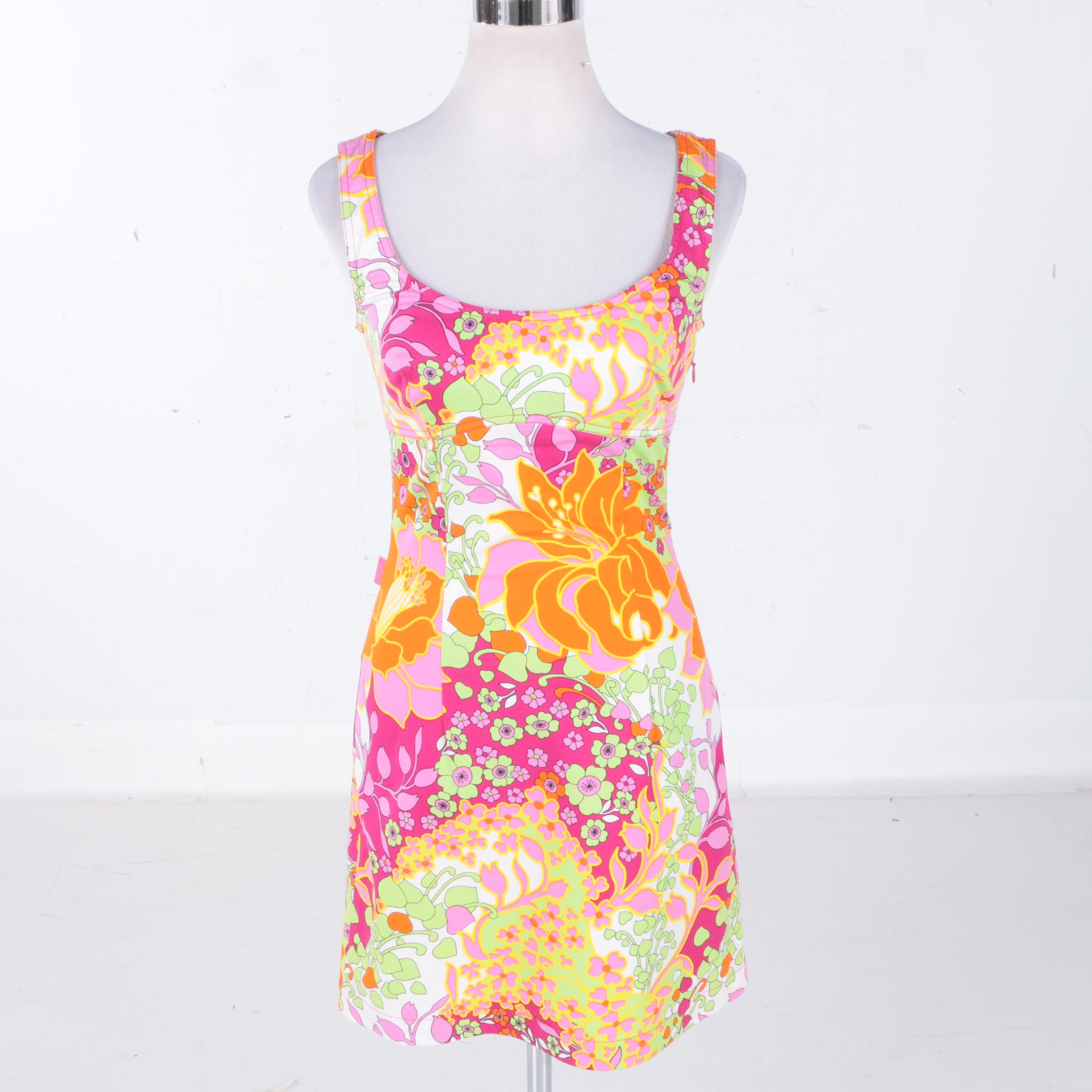 Floral Moschino Jeans Sleeveless Donna Dress