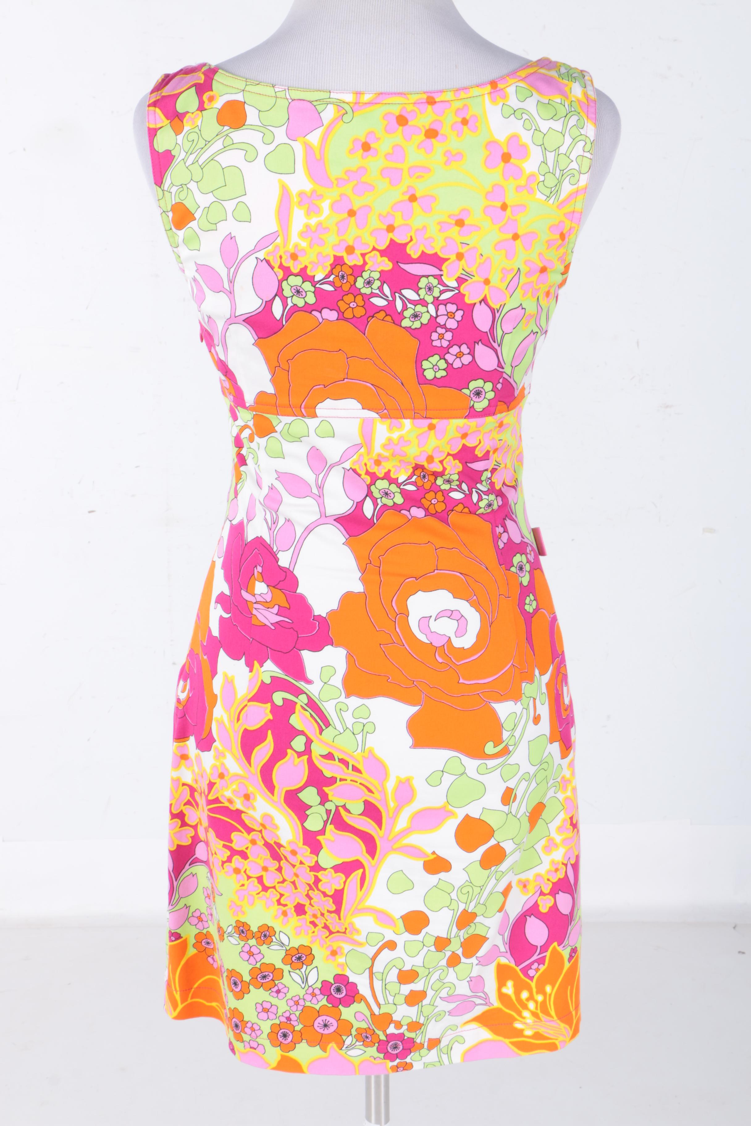 Floral Moschino Jeans Sleeveless Donna Dress