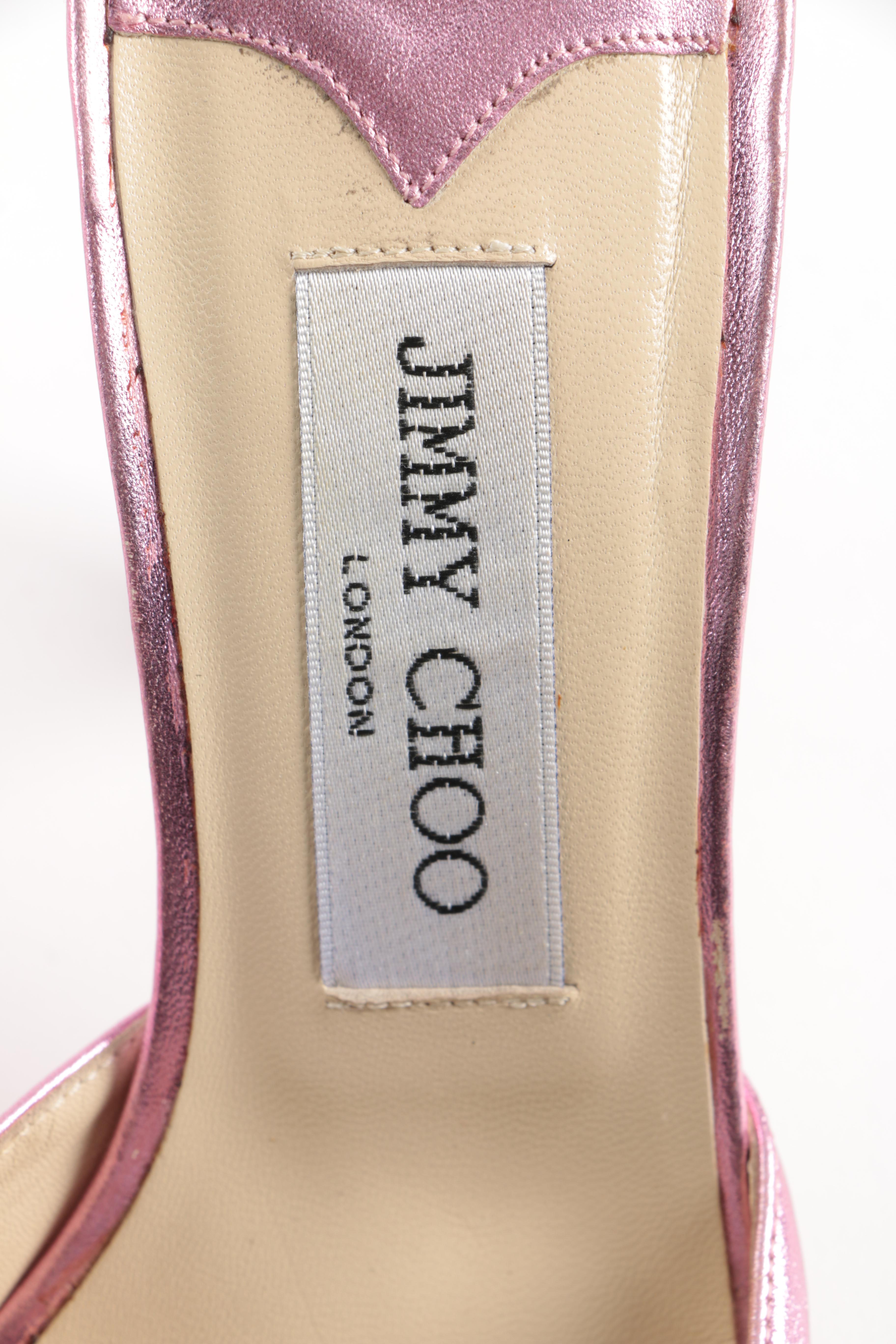 Jimmy Choo Metallic Sandals