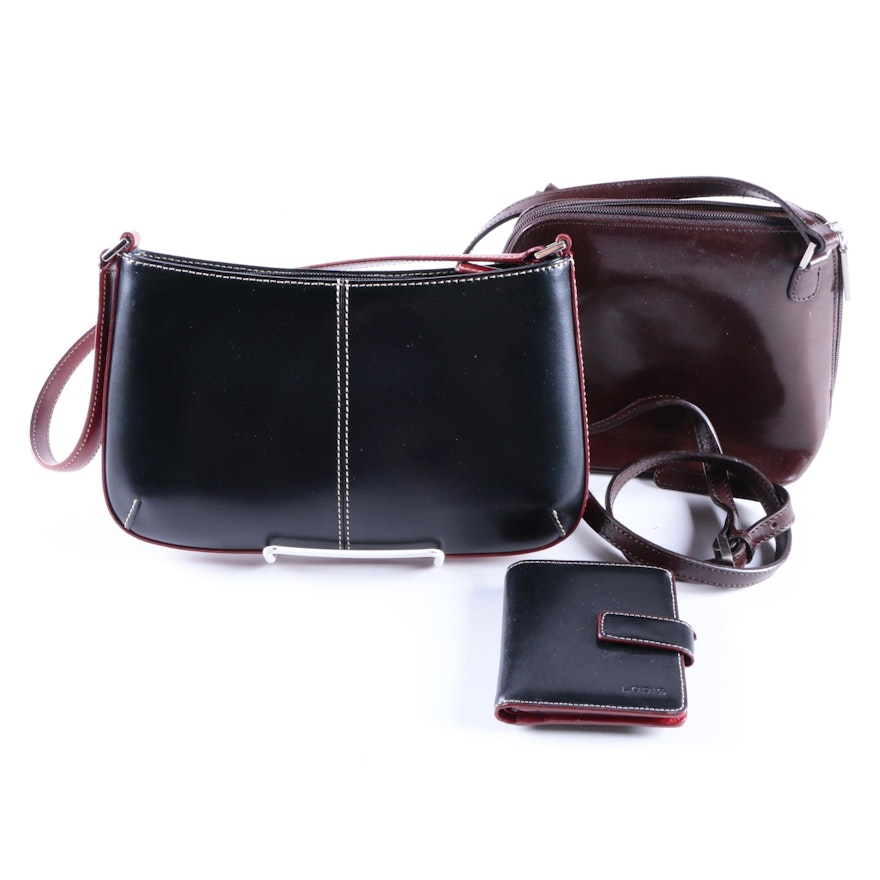Leather Handbags and a Wallet