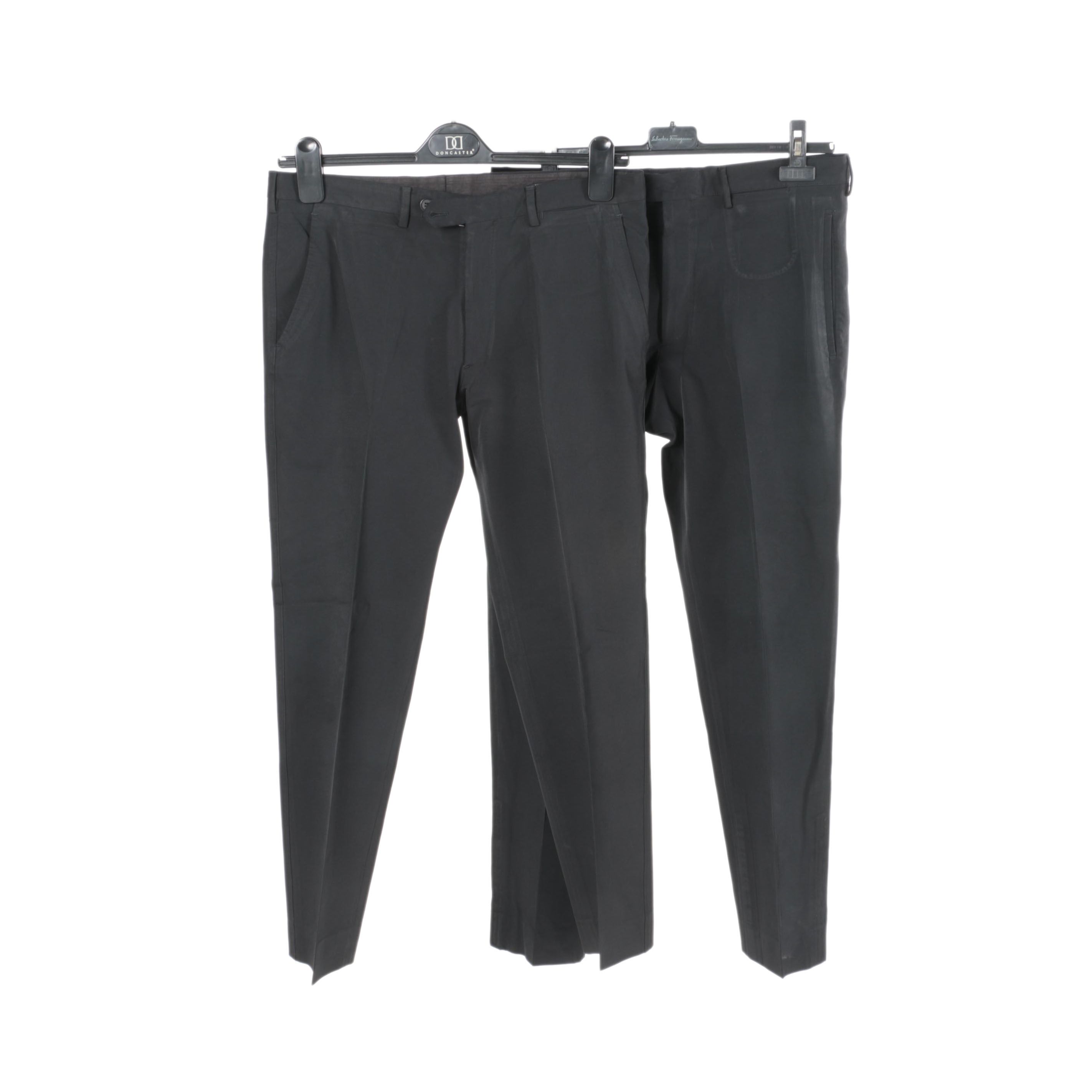 Men's Black Prada Pants