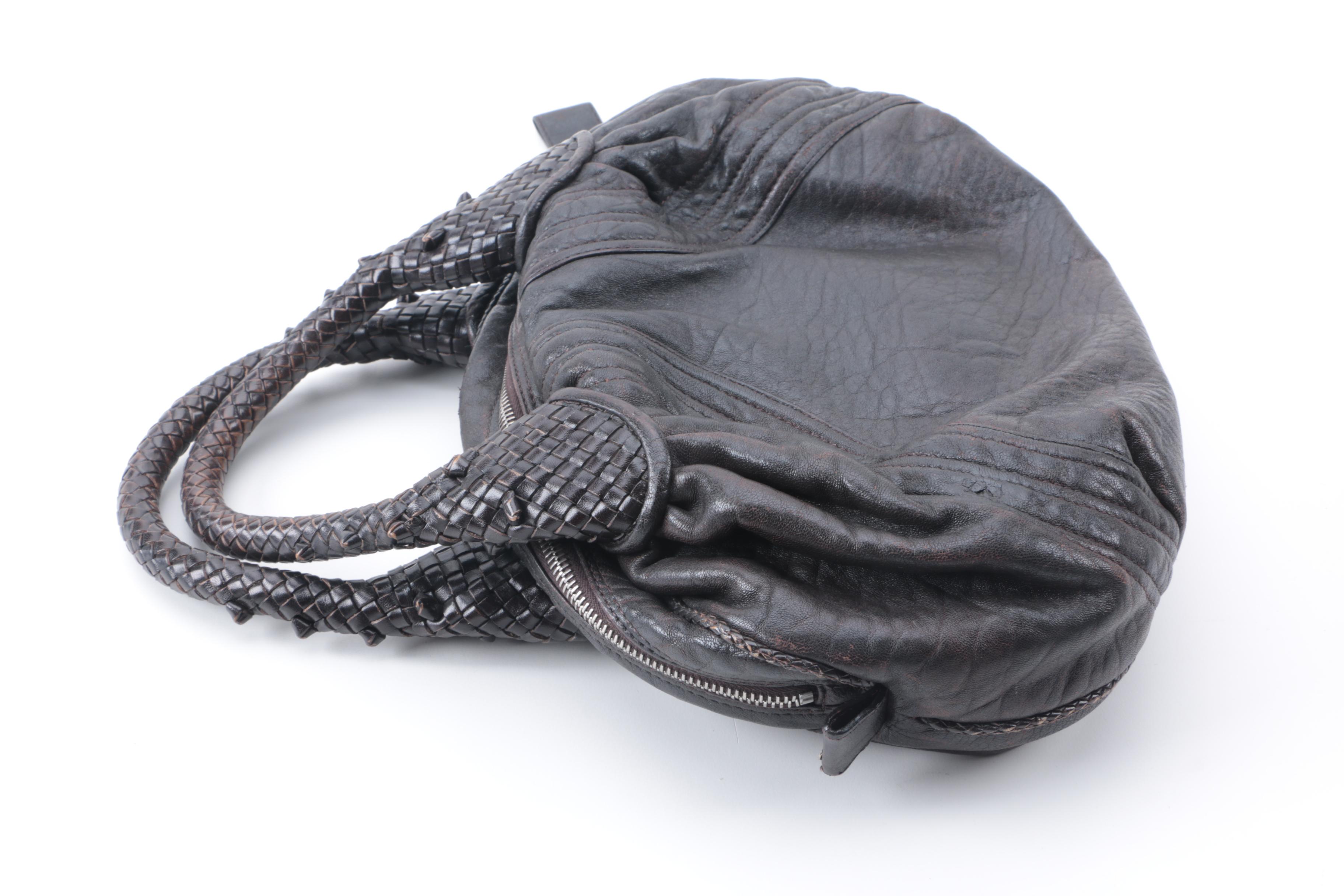 Fendi Brown Leather Mini Spy Bag