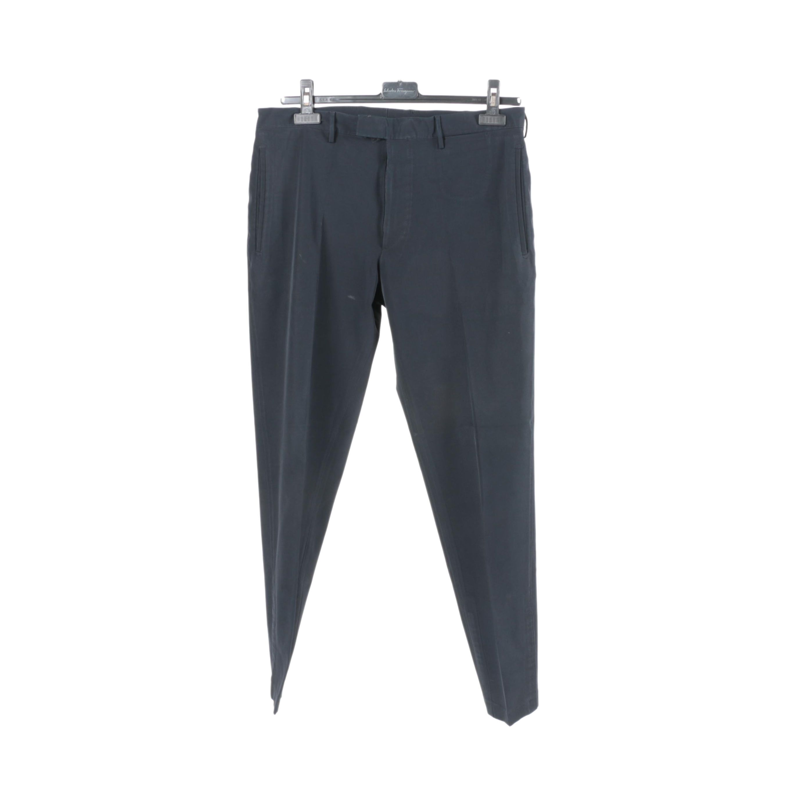 Men's Prada Navy Blue Trousers