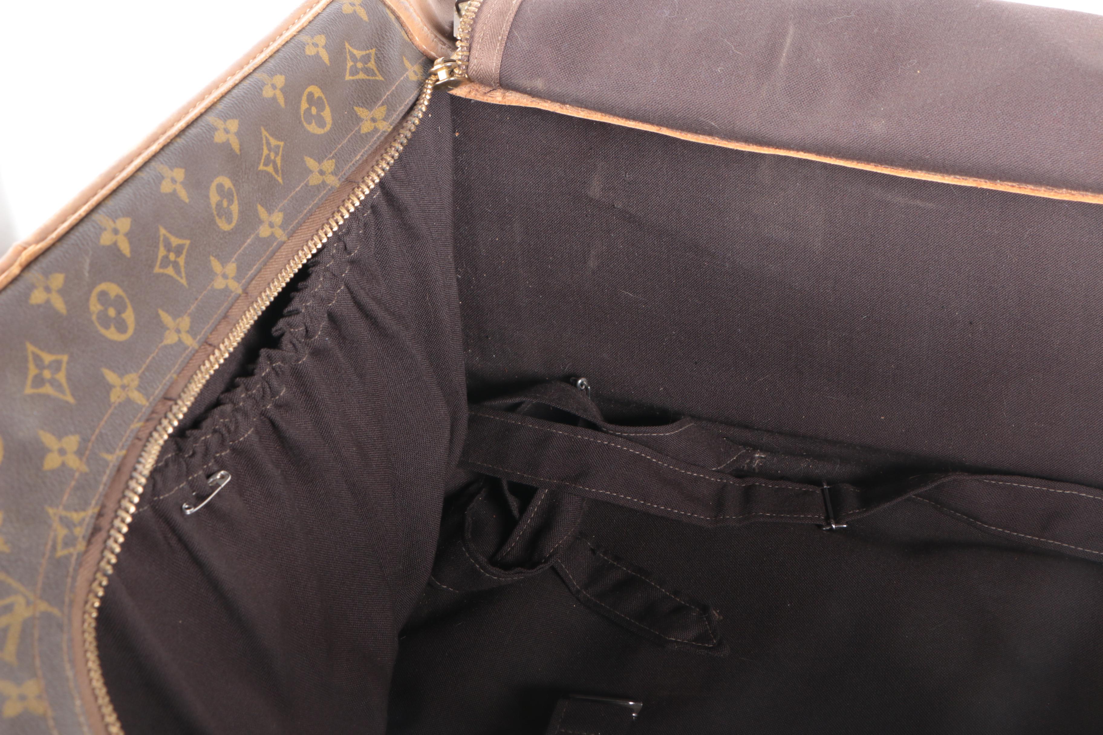 Vintage Louis Vuitton Monogram Suitcase with Buckle Straps