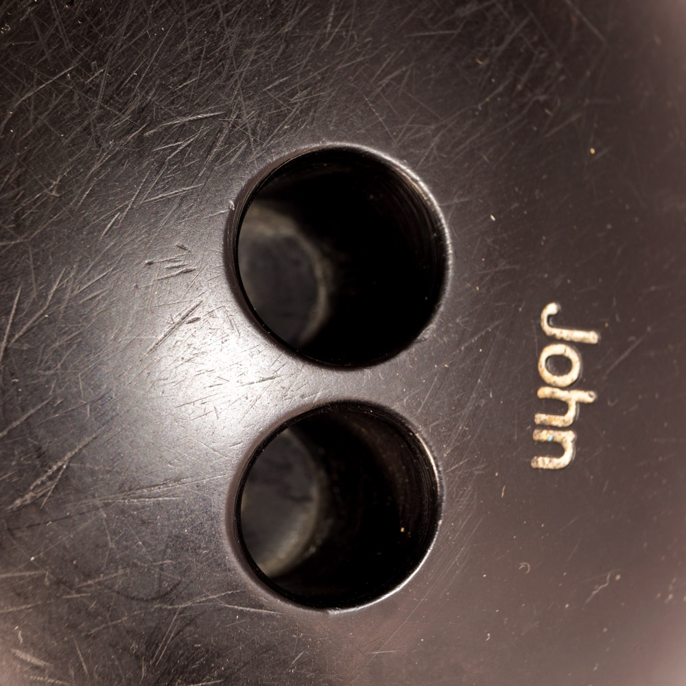 Vintage Bowling Ball, Bag and Shoes