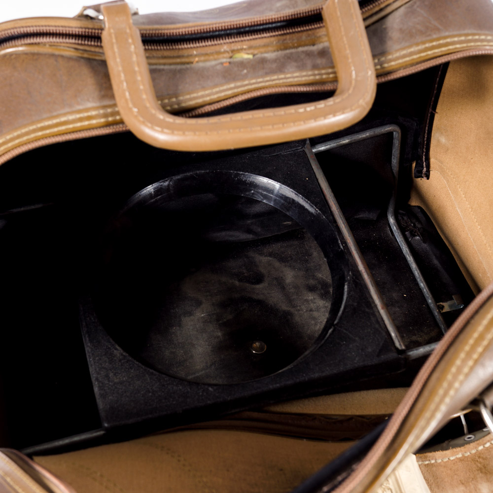 Vintage Bowling Ball, Bag and Shoes