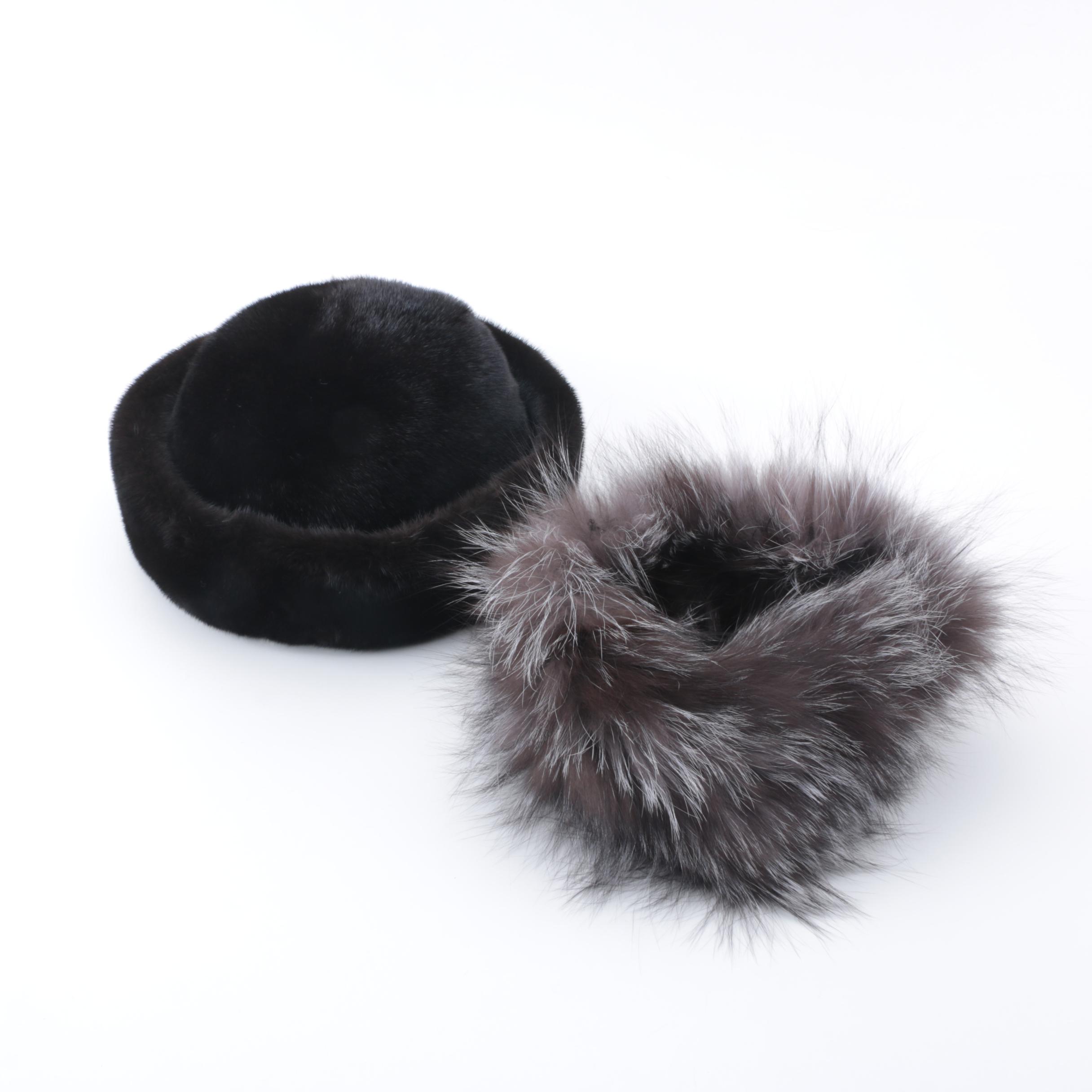 Pair of Fur Hats