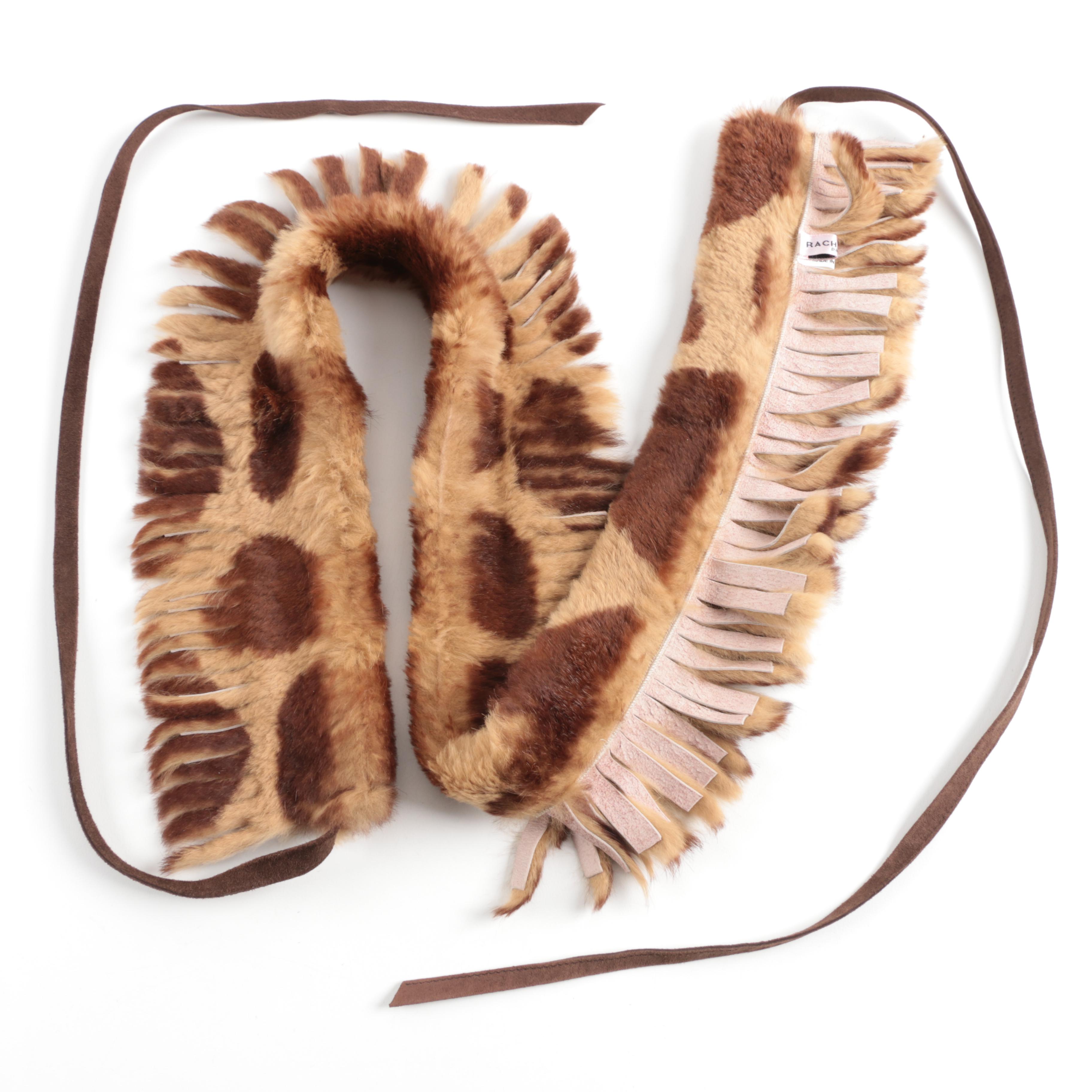 Dyed Rabbit Fur Accessories