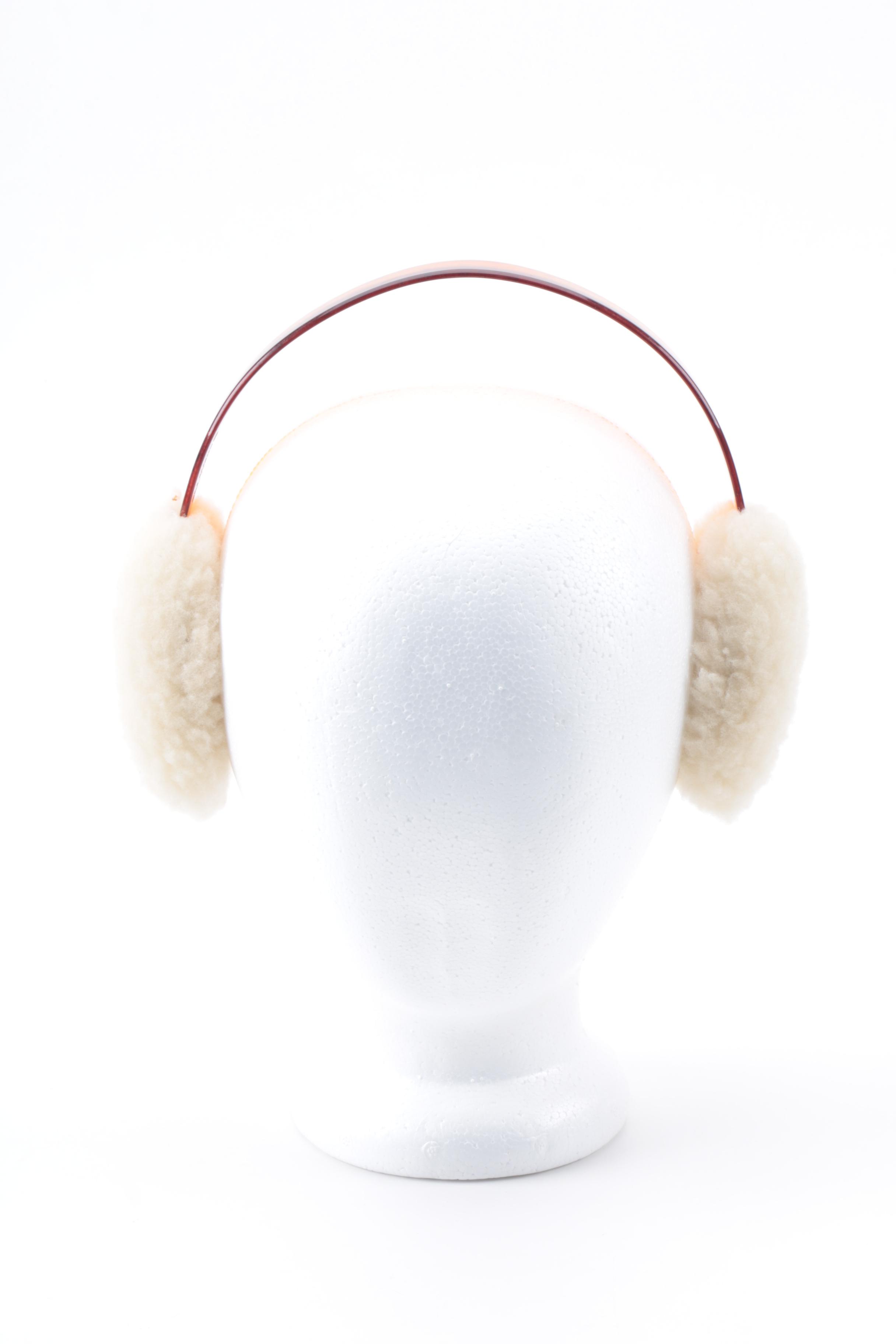 Mink Fur and Shearling Earmuffs