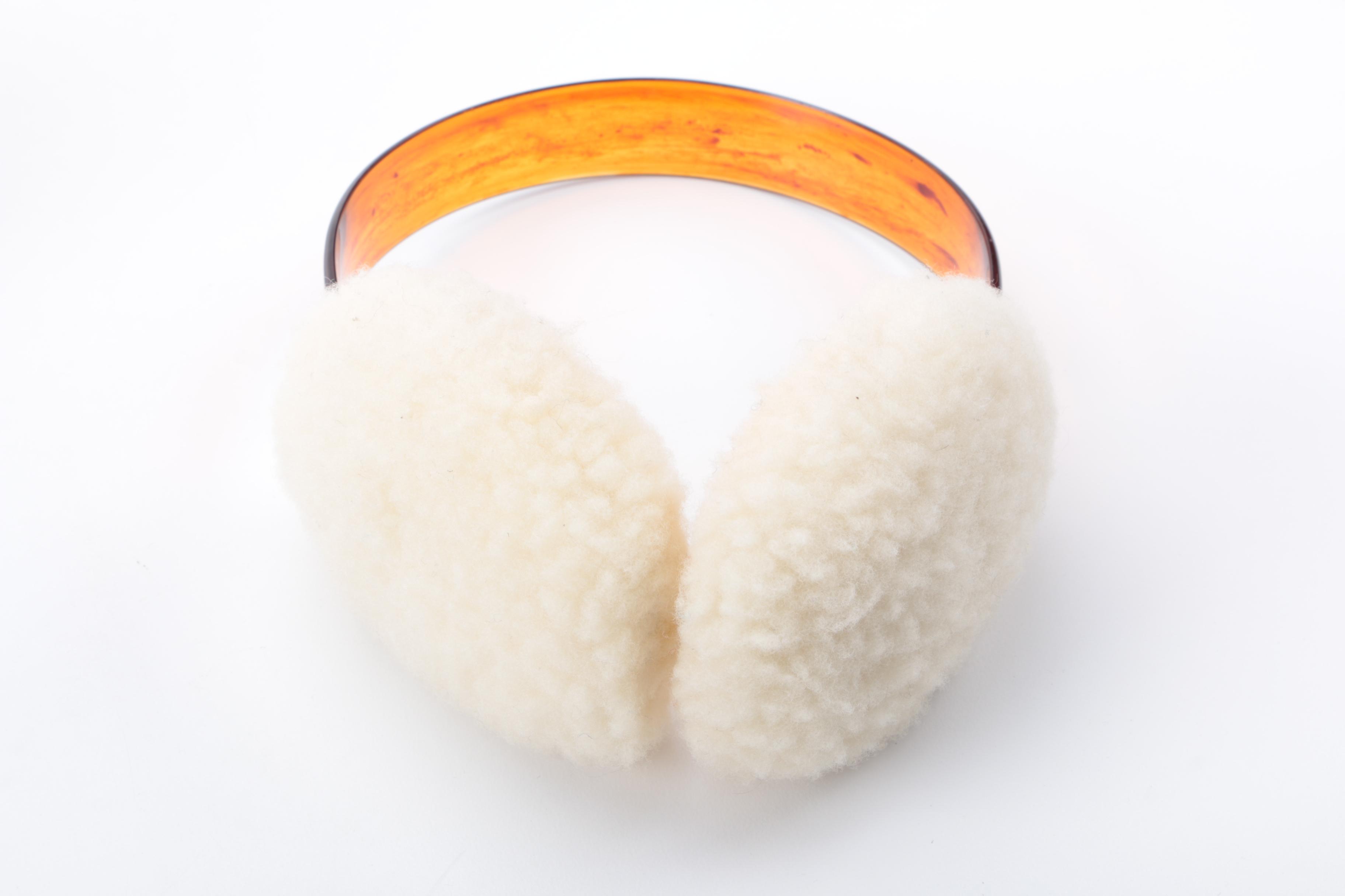Mink Fur and Shearling Earmuffs