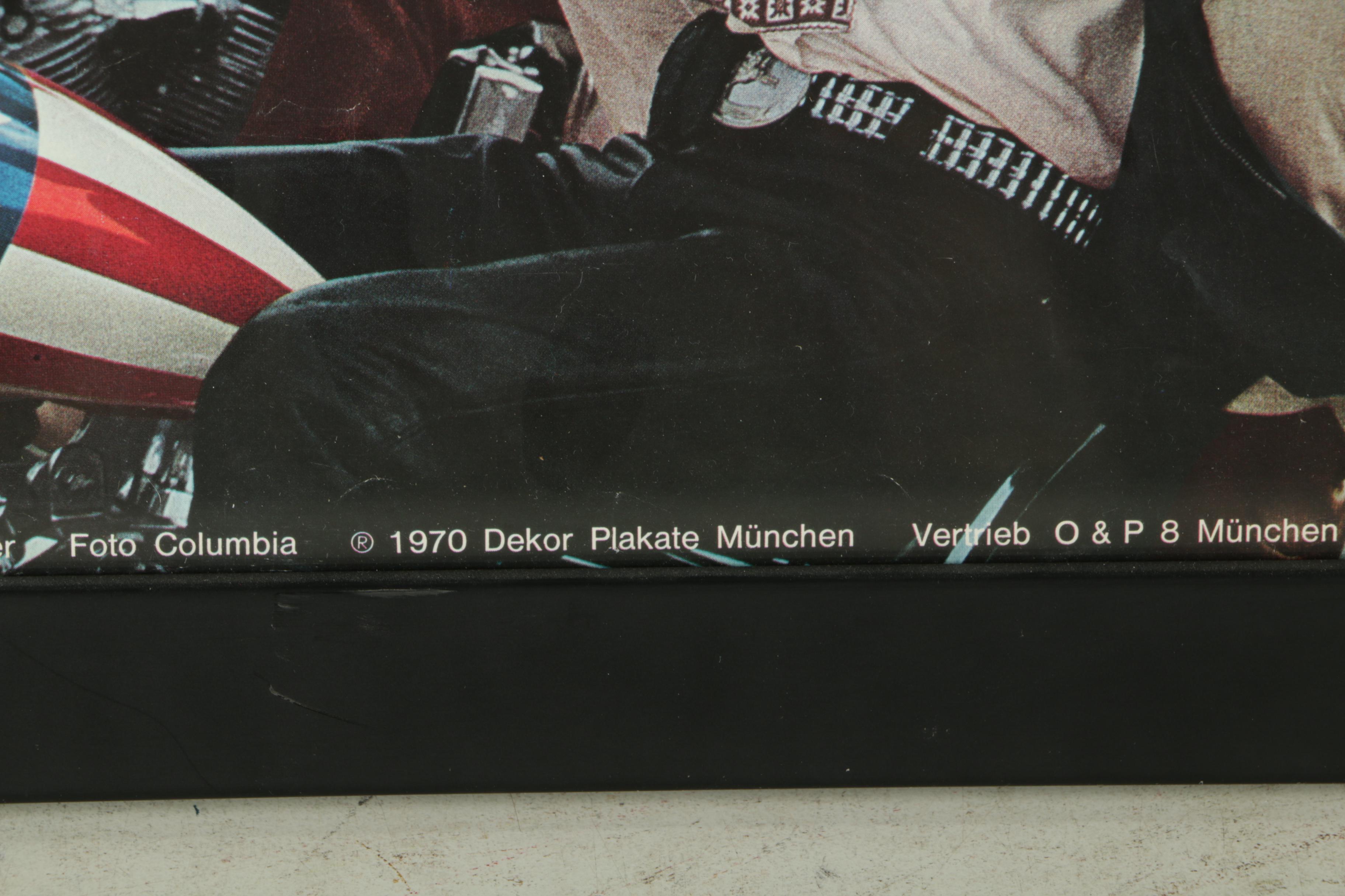 Reproduction Print on Paper of Still From "Easy Rider"