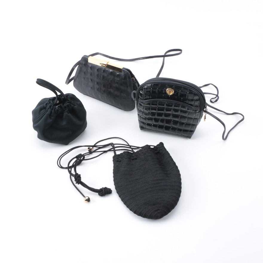 Collection of Four Women's Black Purses