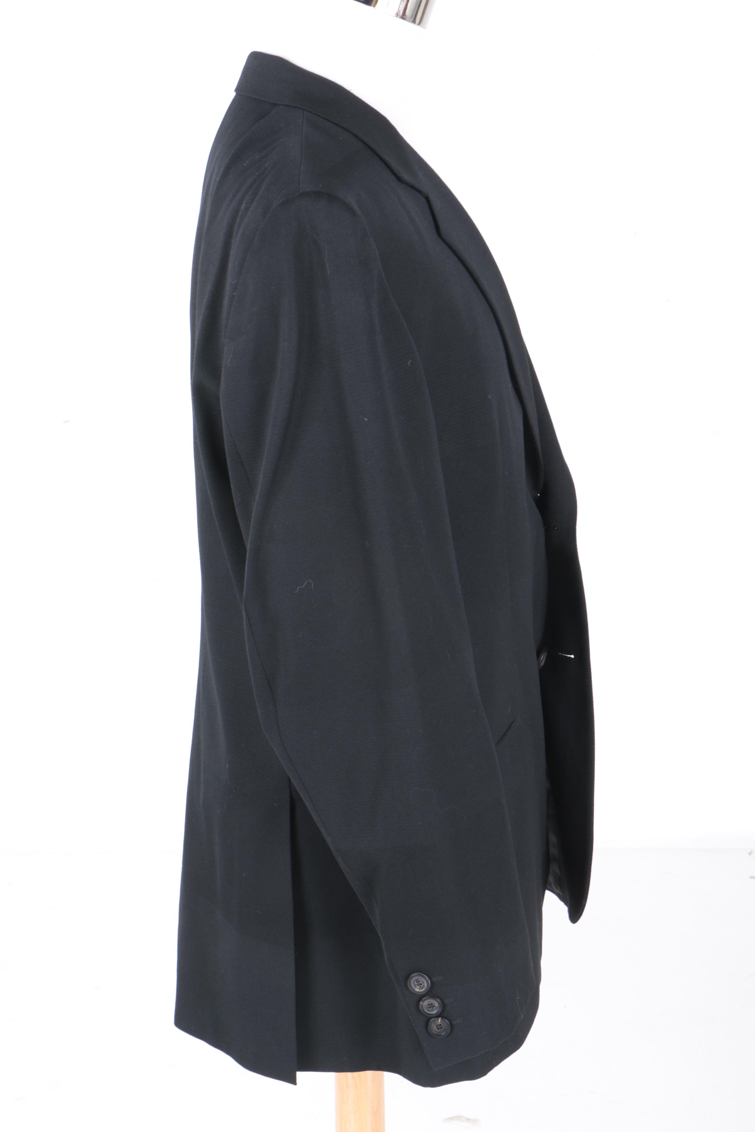 Gianni Versace Black Wool Sport Coat