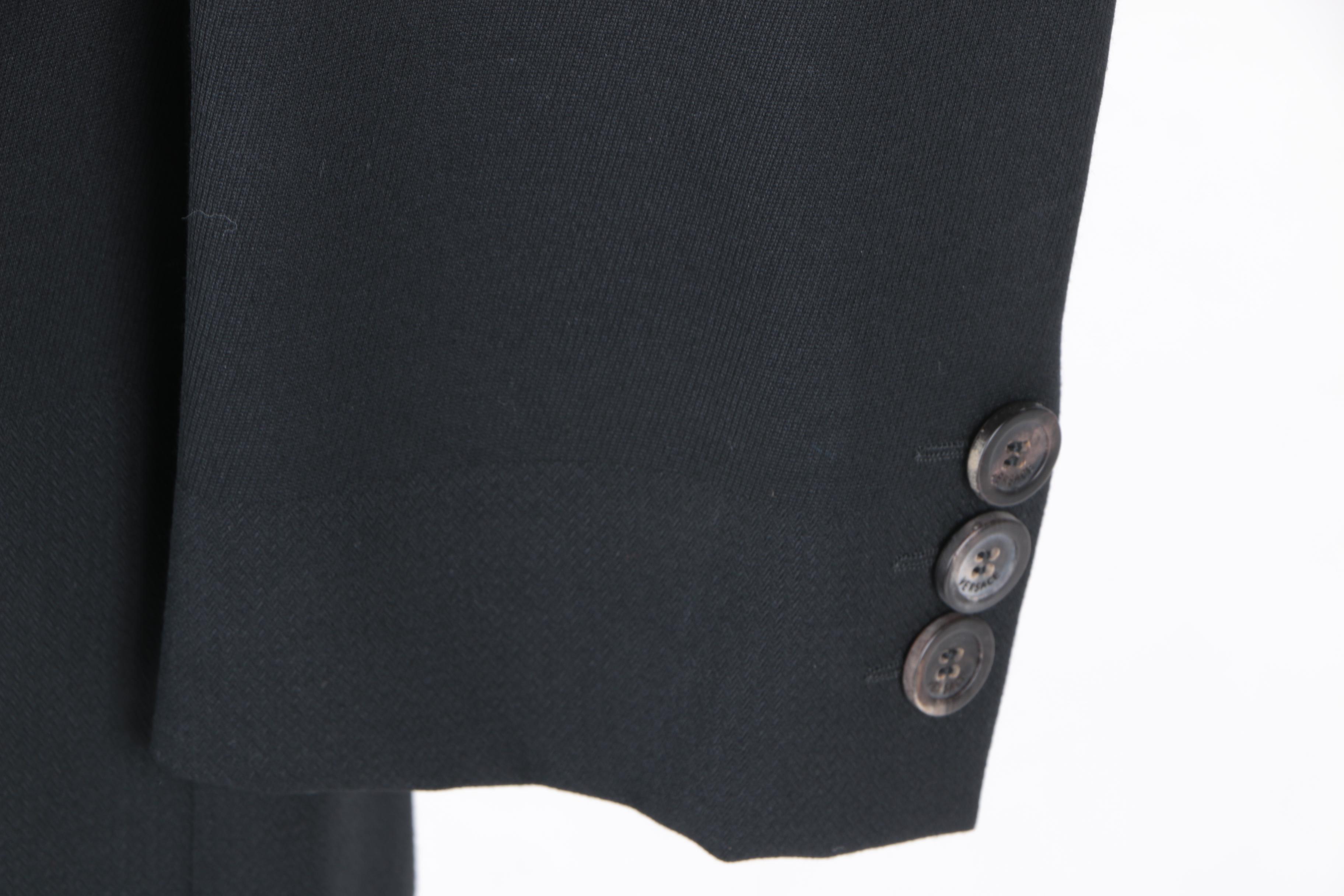 Gianni Versace Black Wool Sport Coat