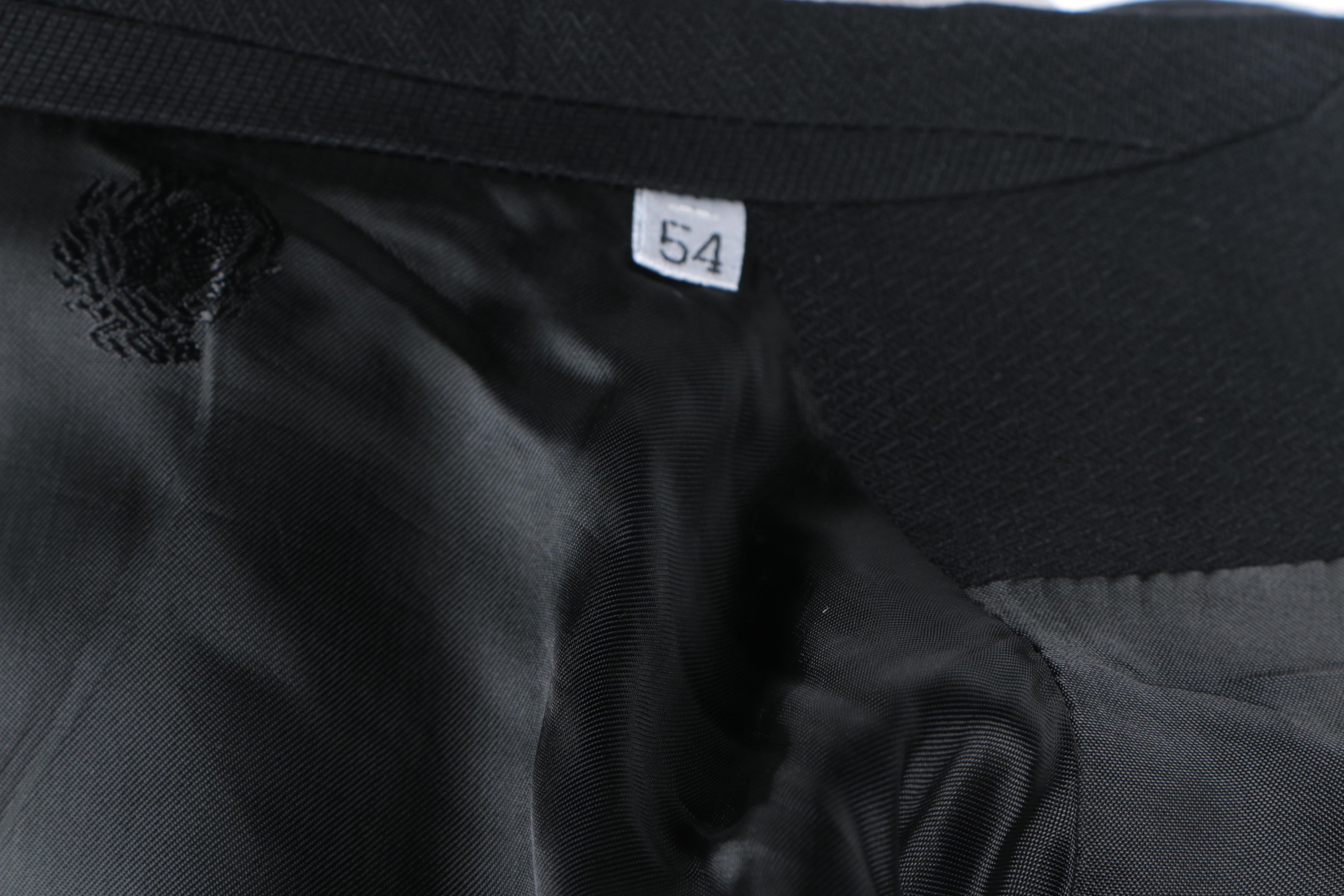 Gianni Versace Black Wool Sport Coat