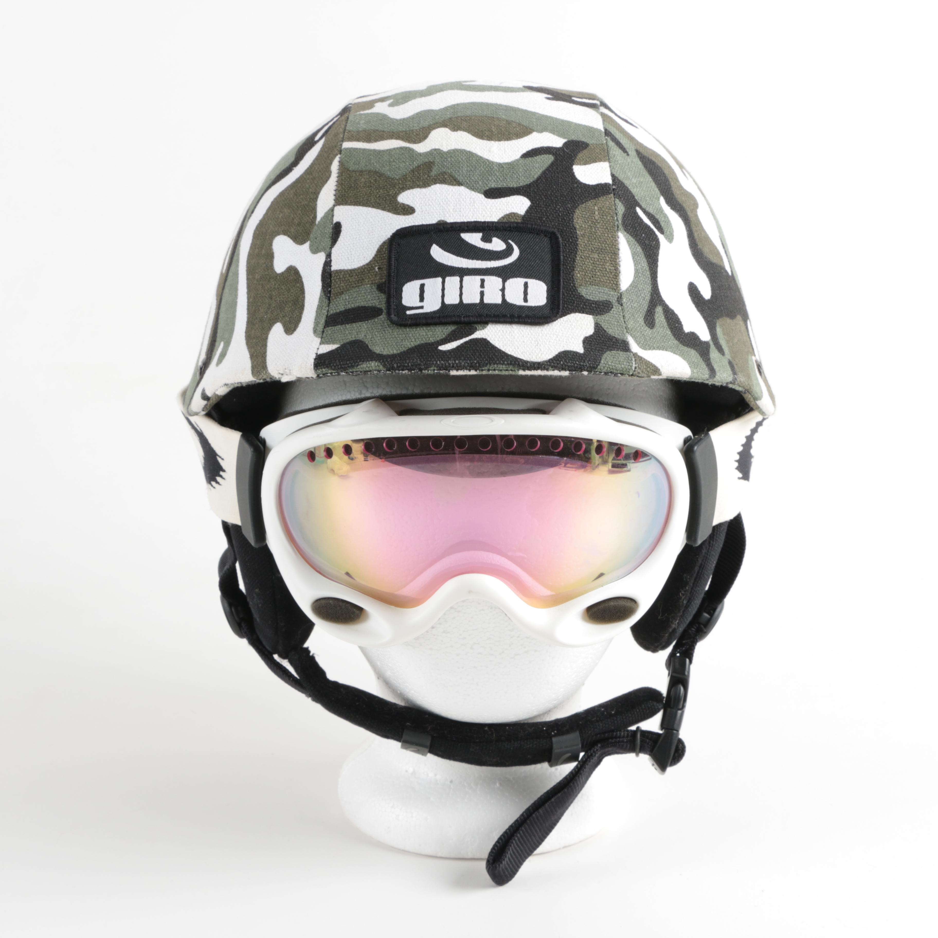Giro "Bad Lieutenant" Ski Helmet with Oakley Goggles