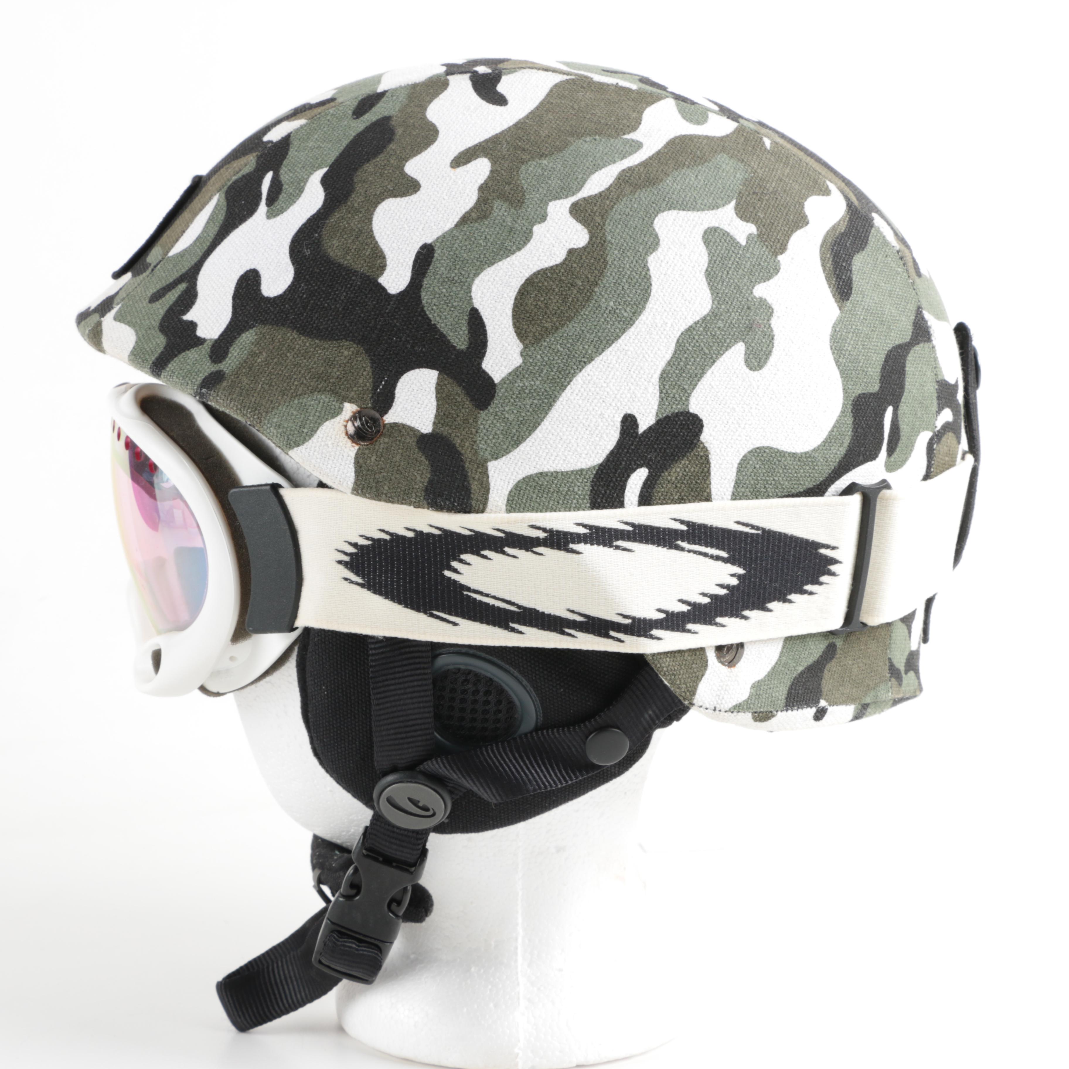 Giro "Bad Lieutenant" Ski Helmet with Oakley Goggles