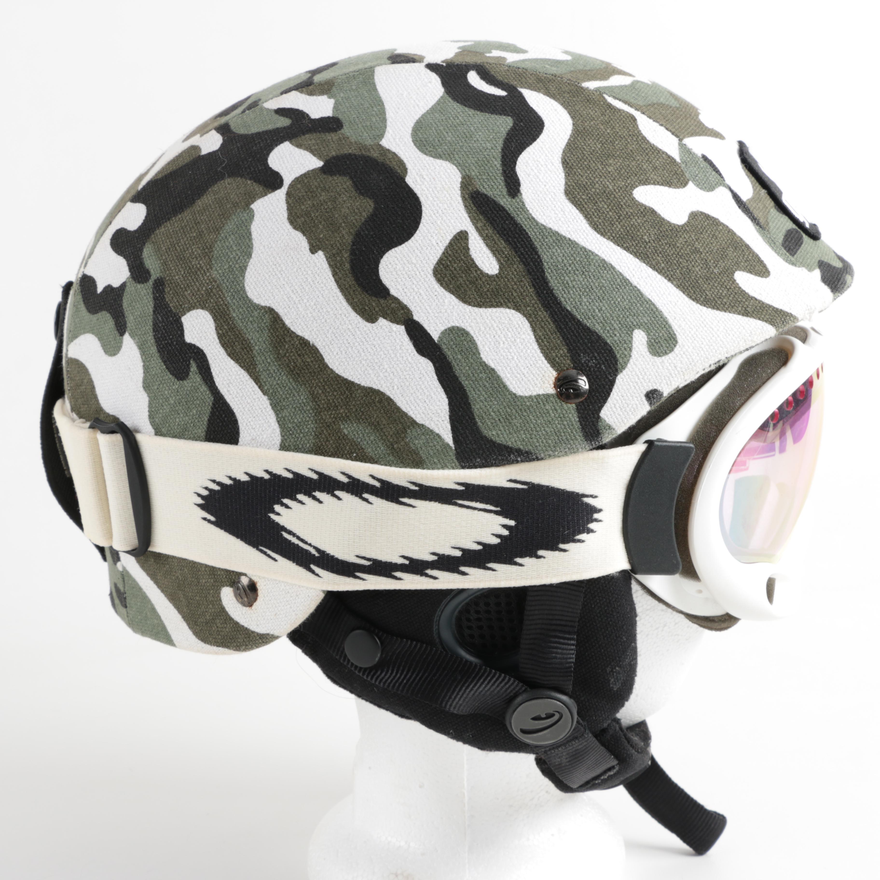 Giro "Bad Lieutenant" Ski Helmet with Oakley Goggles