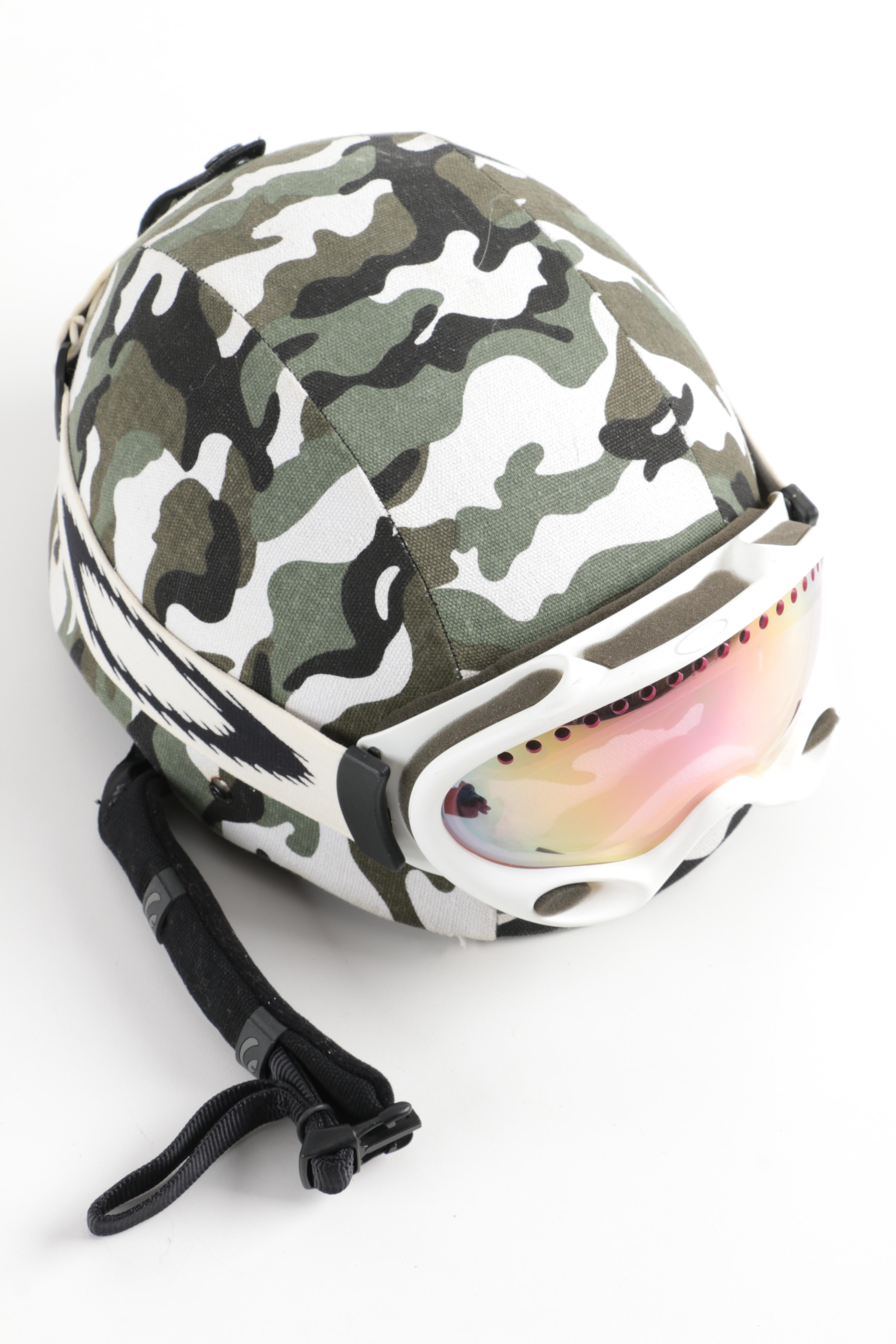Giro "Bad Lieutenant" Ski Helmet with Oakley Goggles