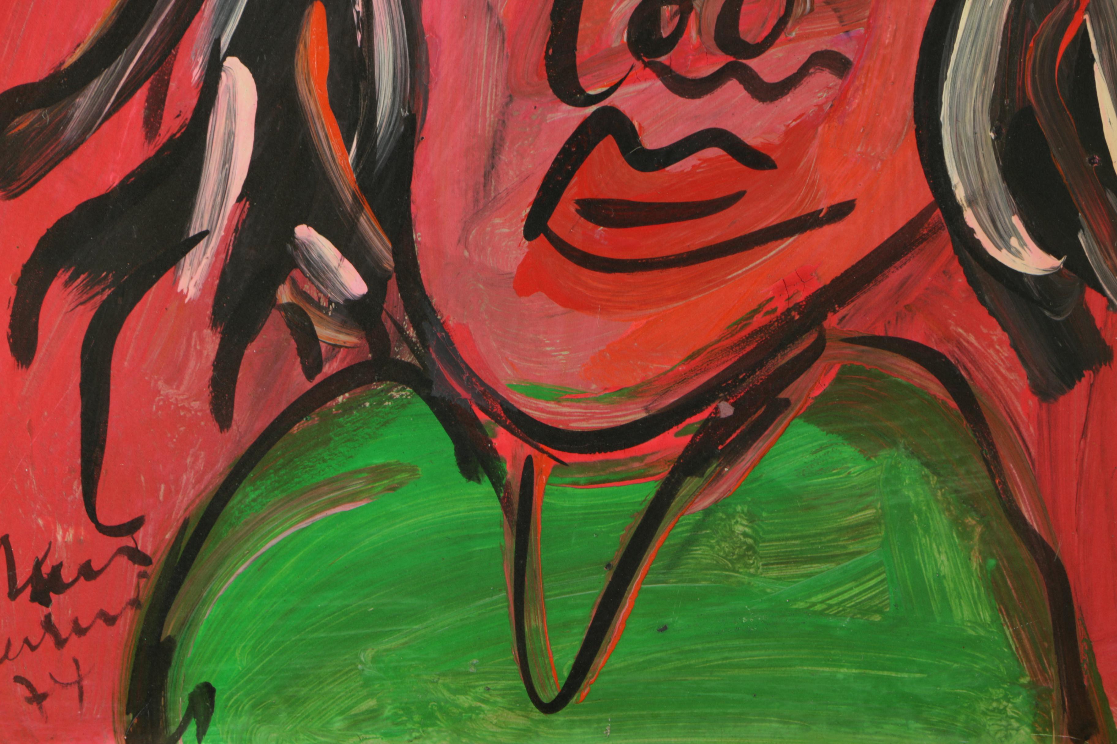 Peter Keil Oil Painting on Board "Ringo Starr"