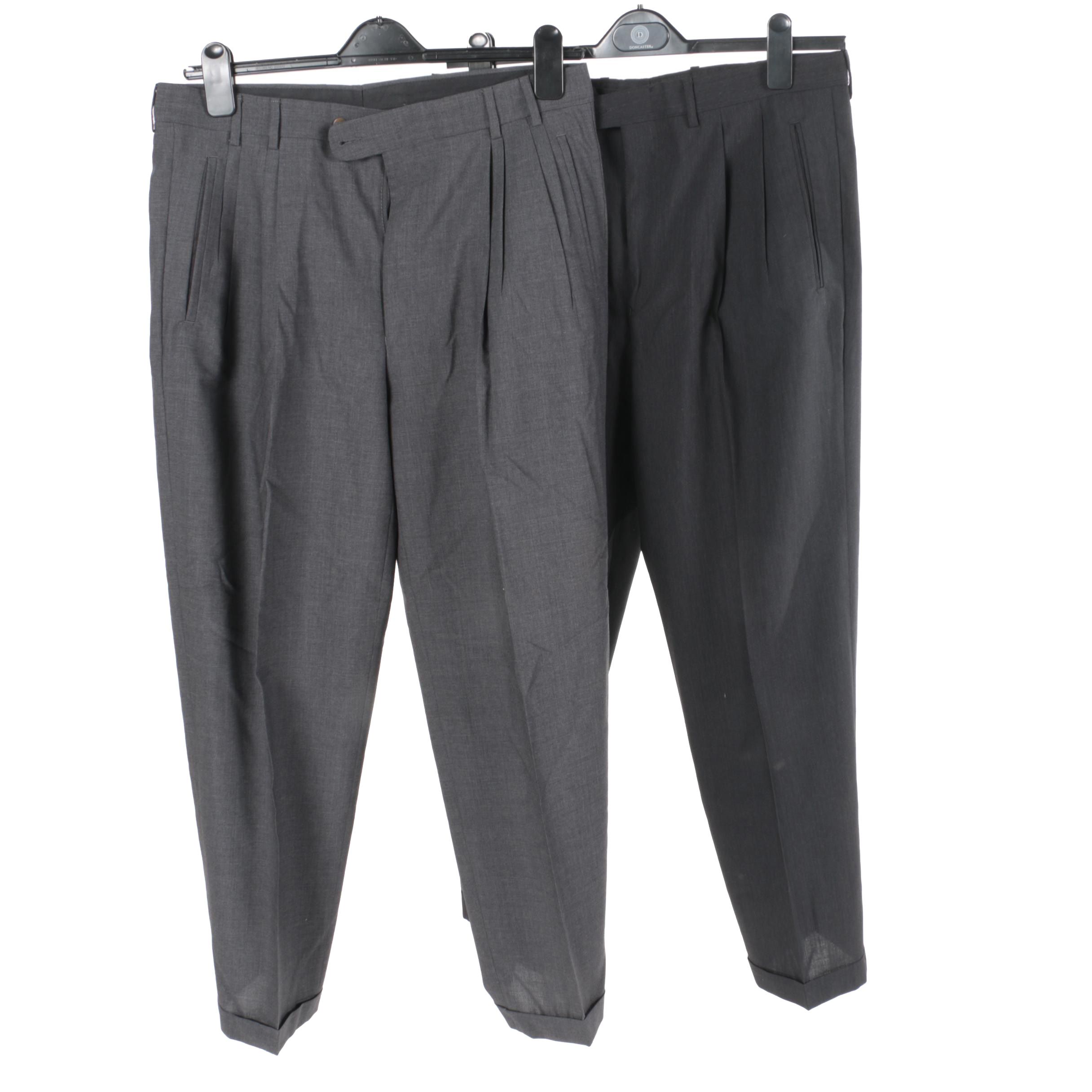 Men's Ermenegildo Zegna Wool Suit Trousers