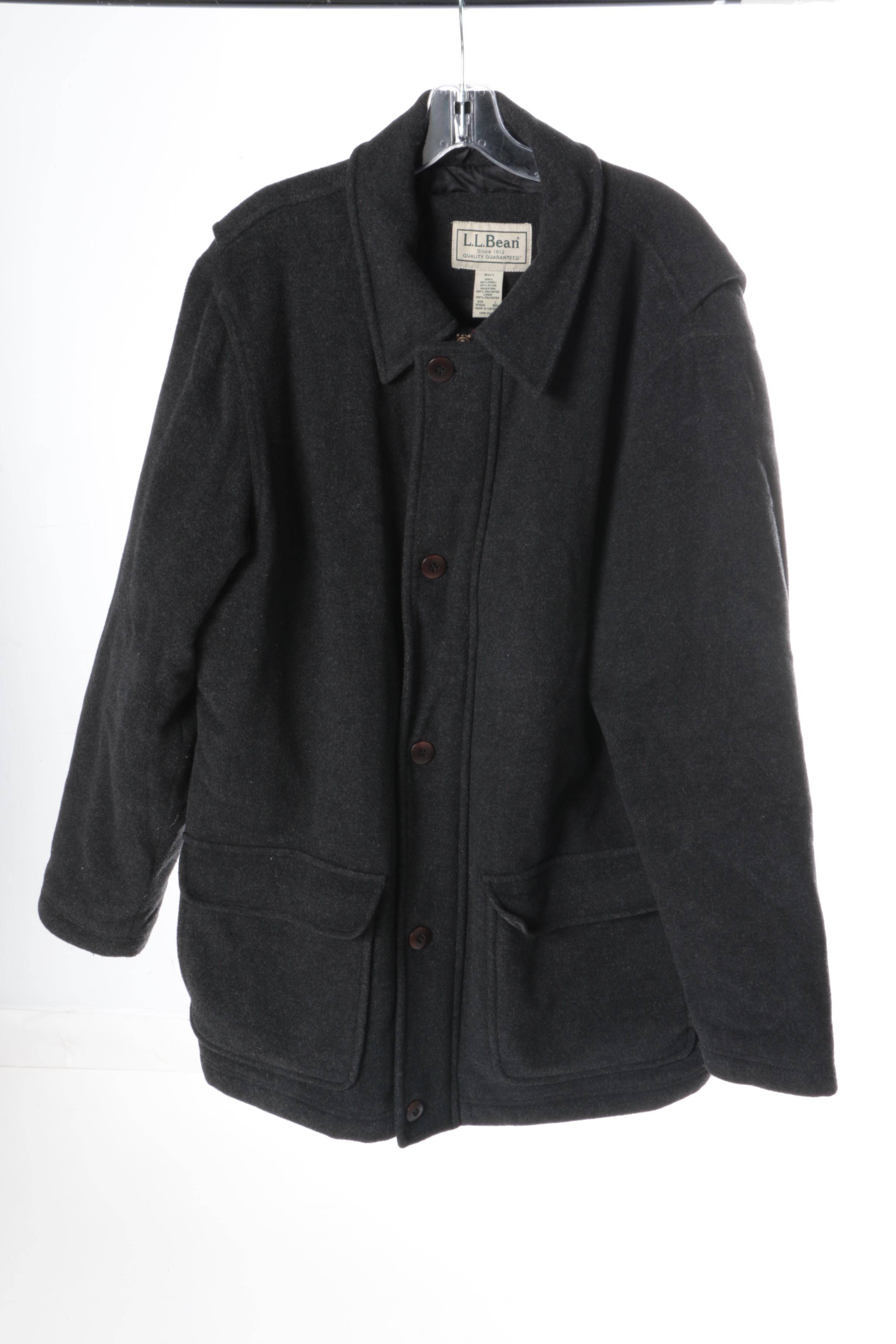 Men's Coats and Jackets Including L.L. Bean and Tommy Hilfiger