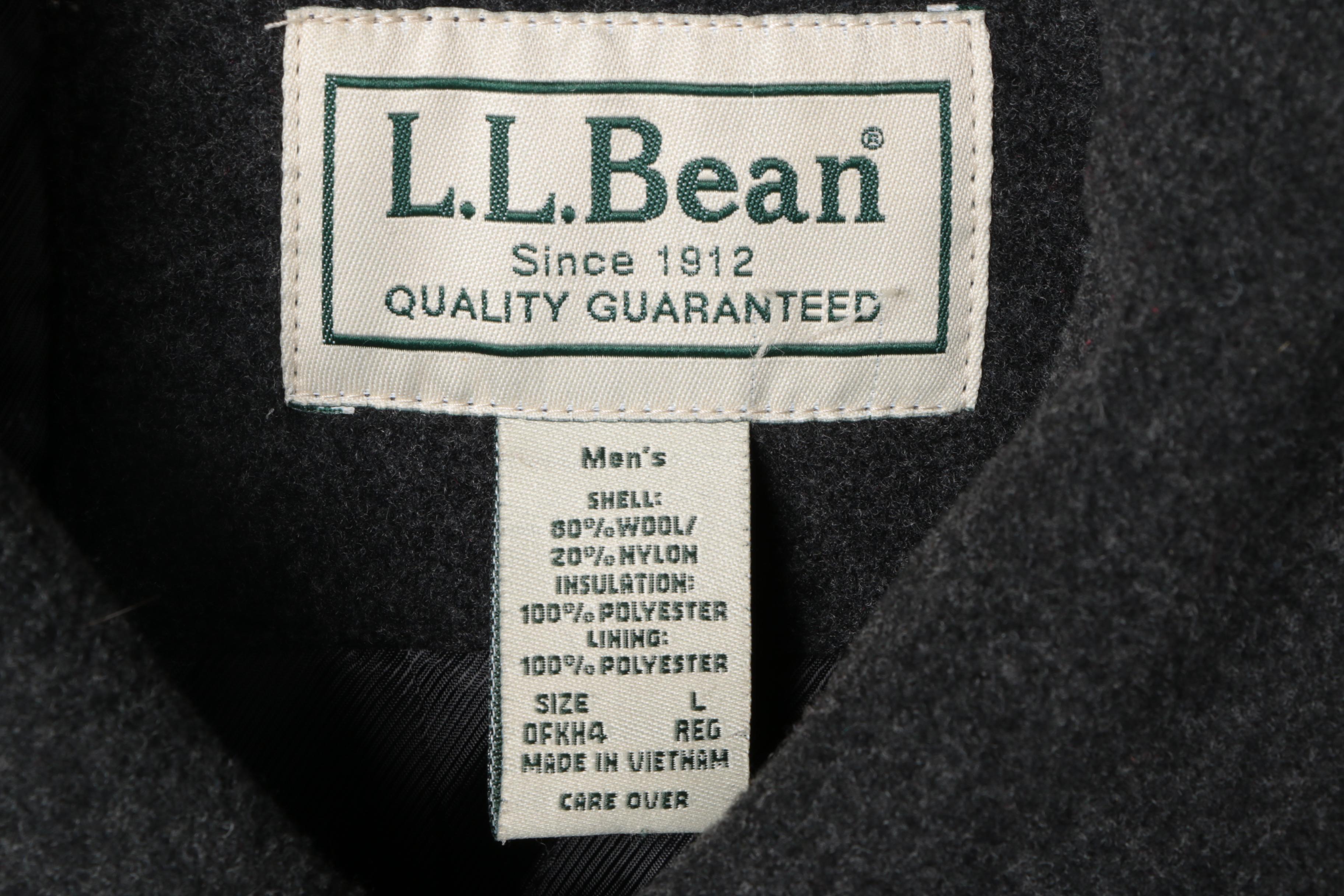 Men's Coats and Jackets Including L.L. Bean and Tommy Hilfiger