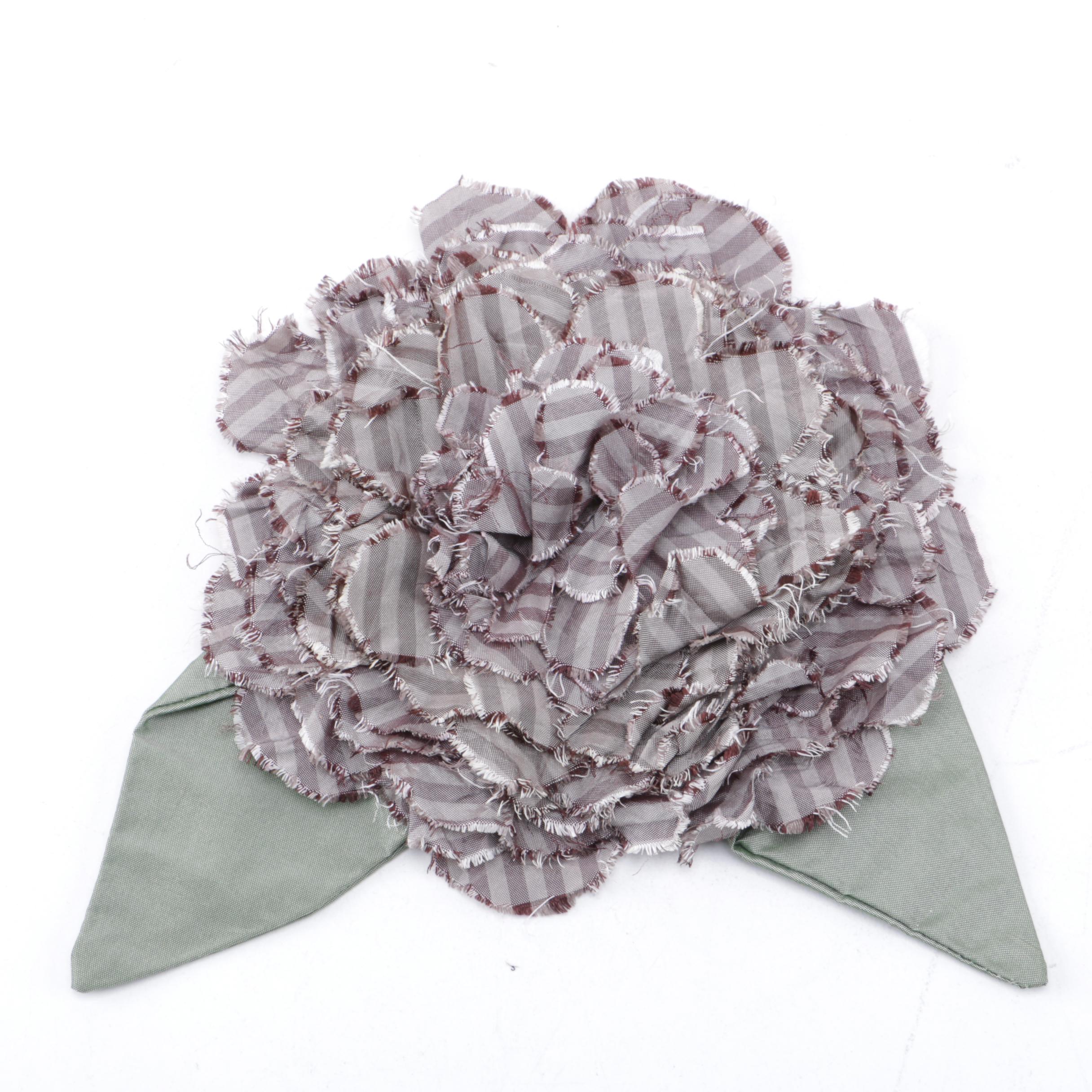 Krista Larson Fabric Flower PIn