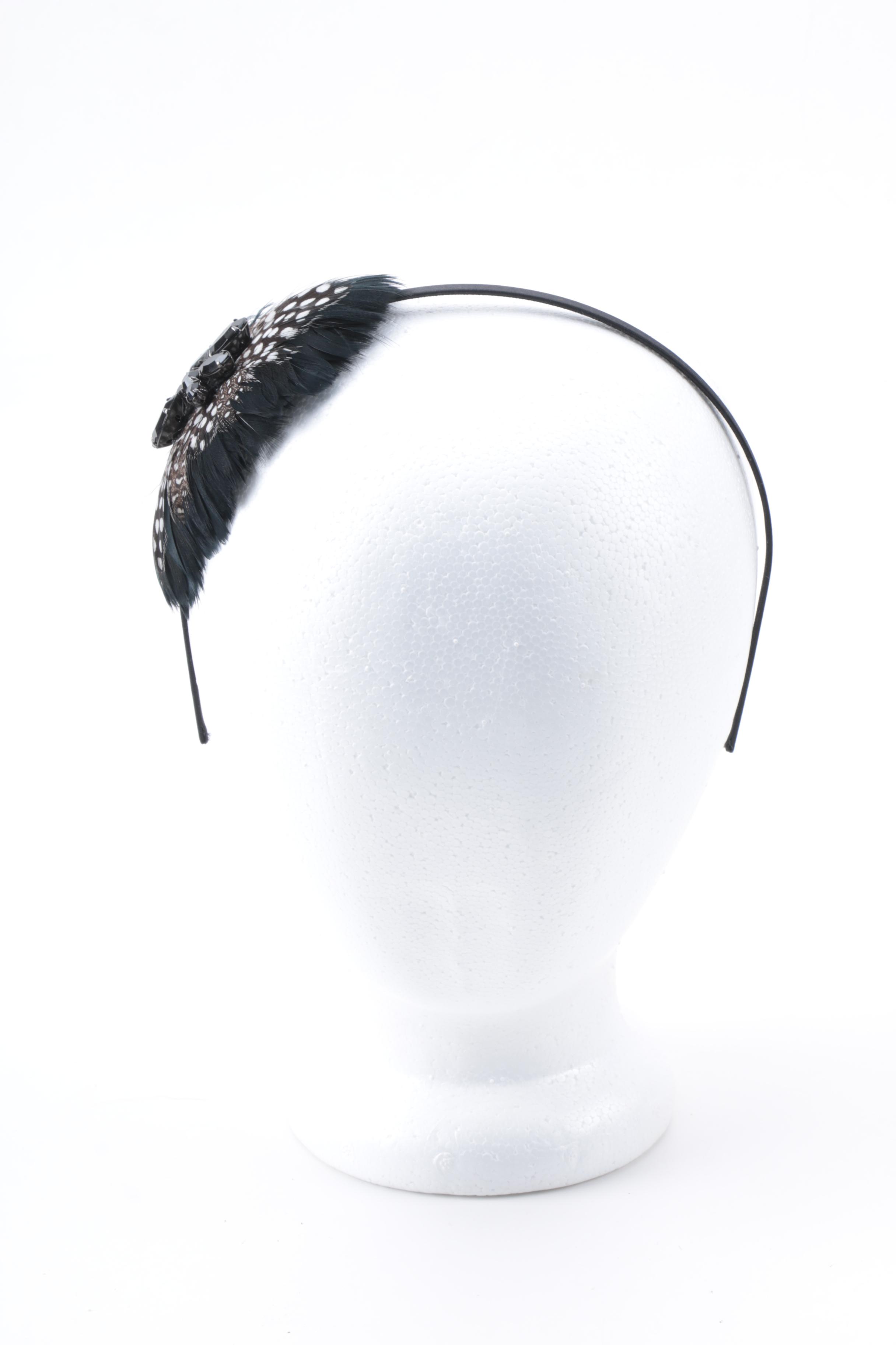 Embellished Headbands Including Feathers