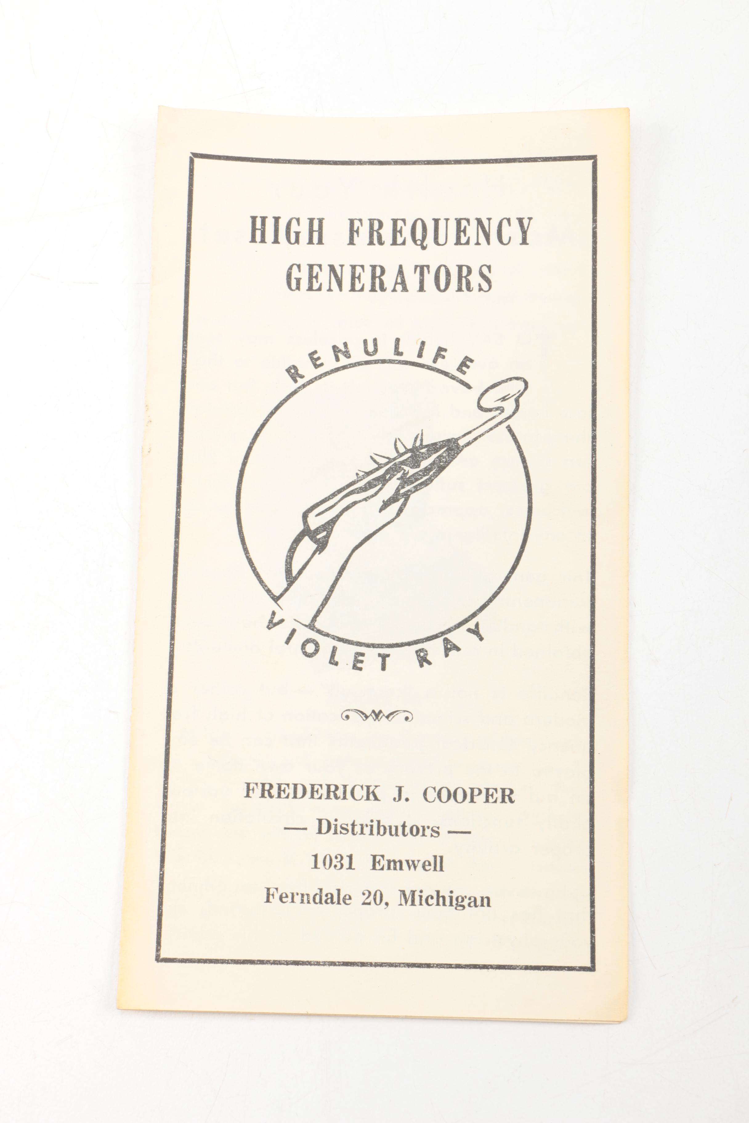 Renulife Electrotherapy Machine