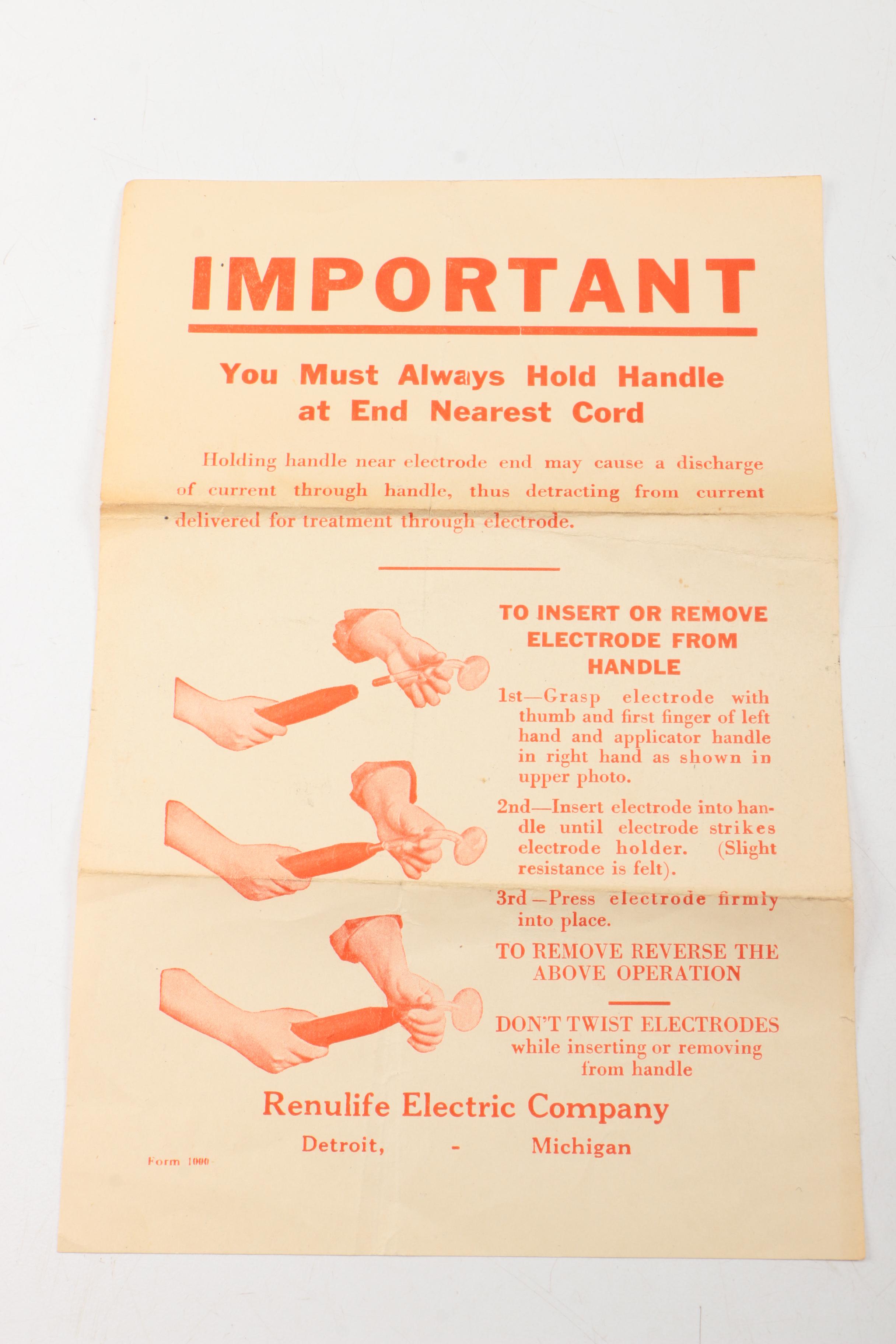 Renulife Electrotherapy Machine