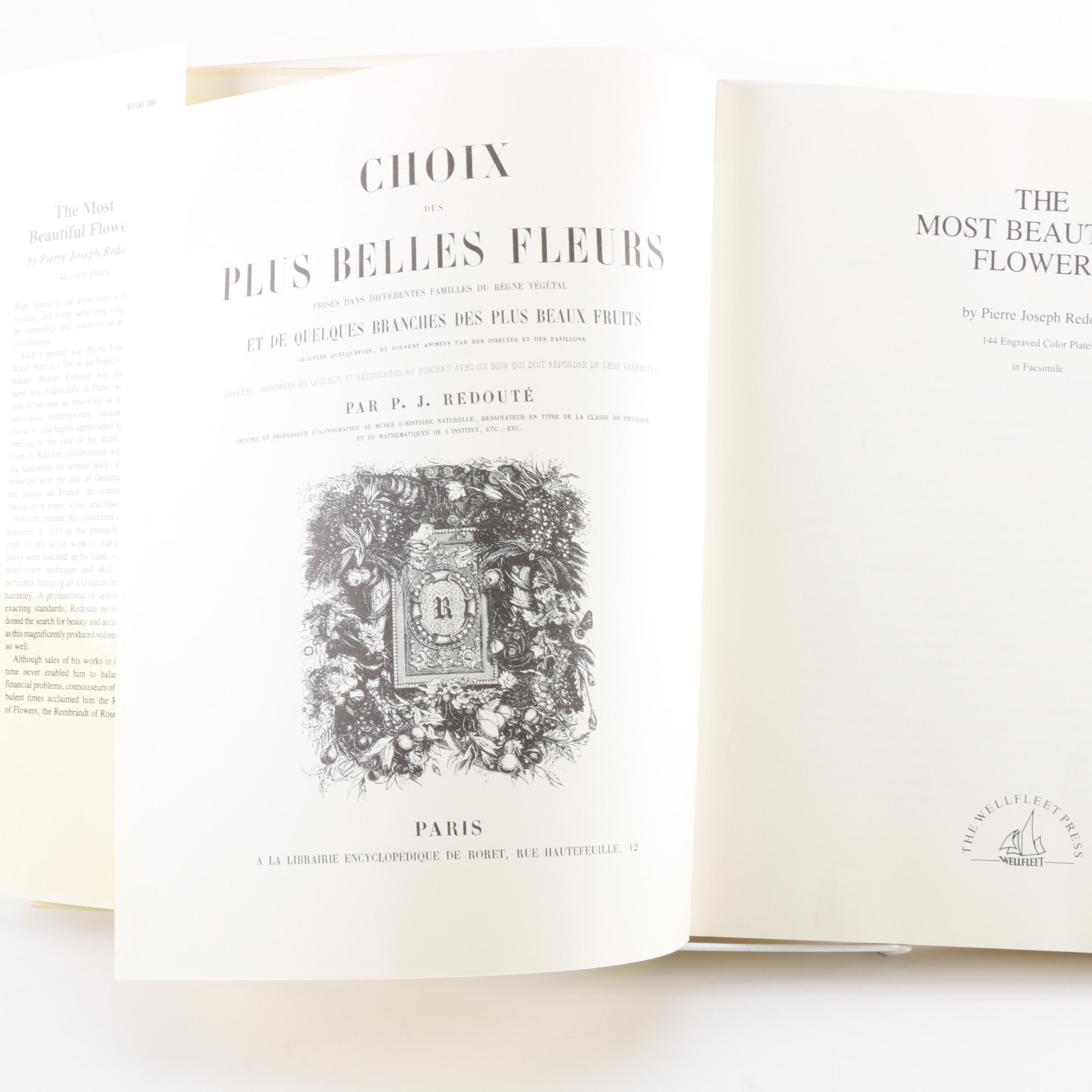 "The Most Beautiful Flowers" by Pierre Joseph Redoute