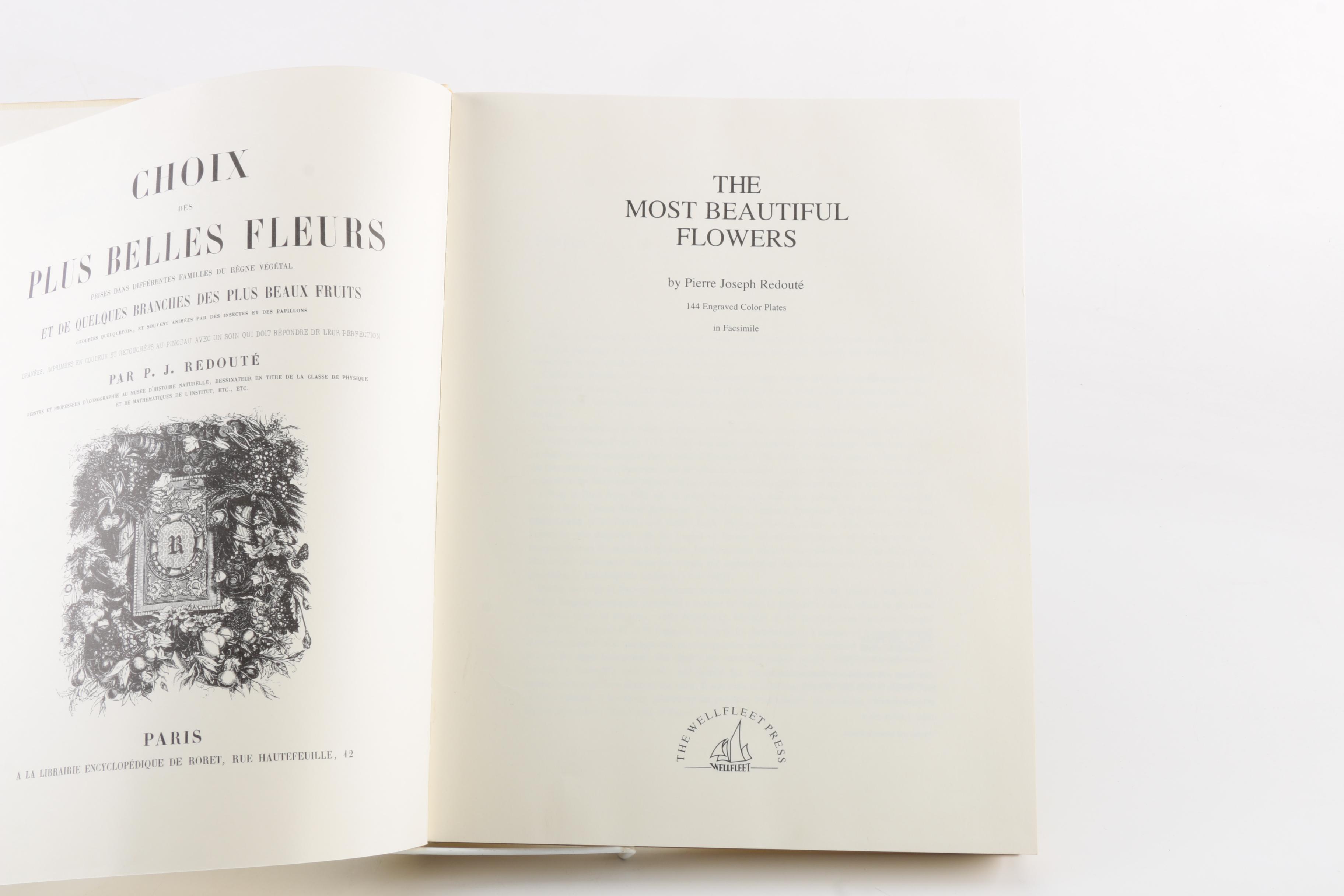 "The Most Beautiful Flowers" by Pierre Joseph Redoute