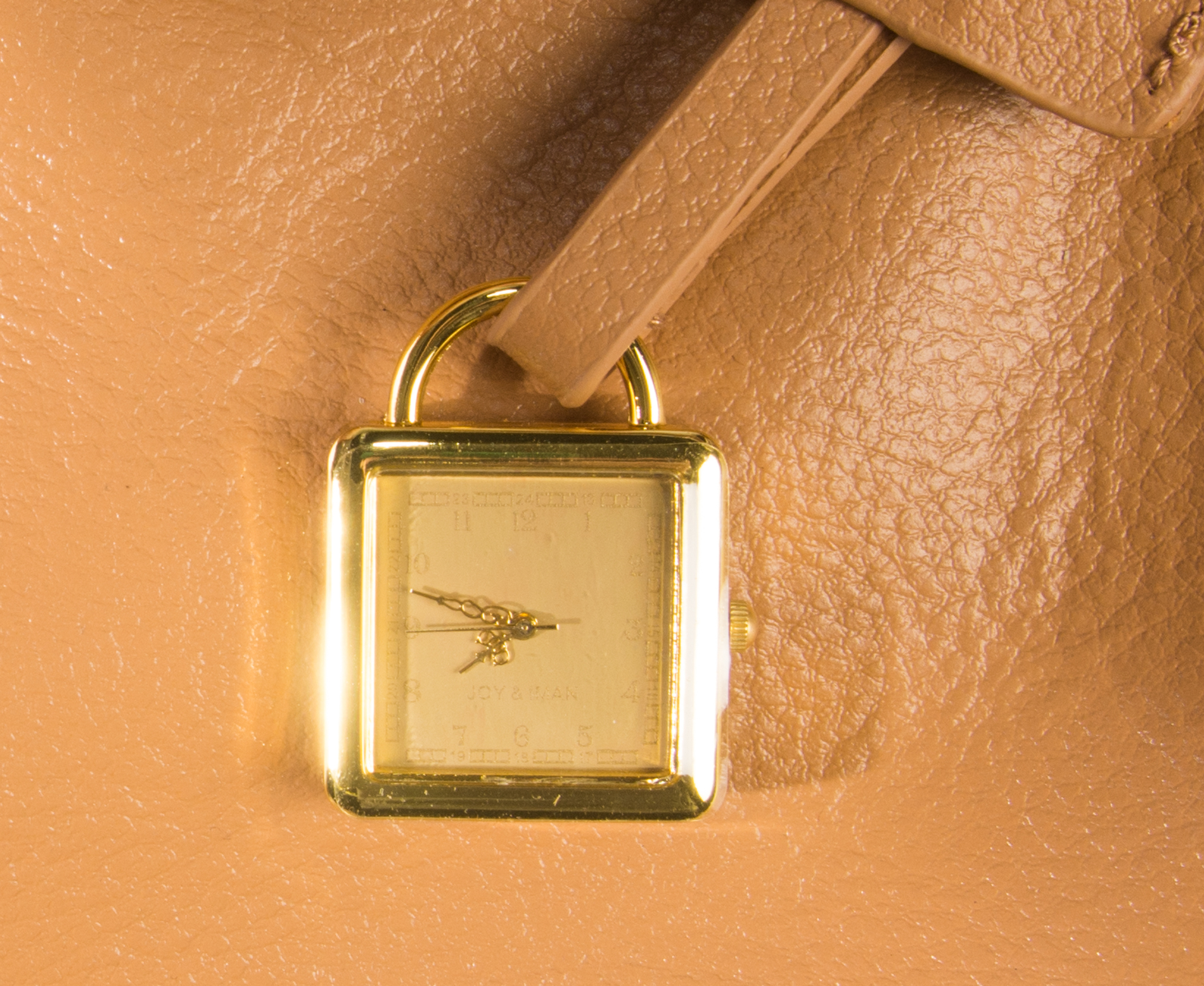 Joy & Iman Leather City Satchel with Joy Mangano Vinyl Valises