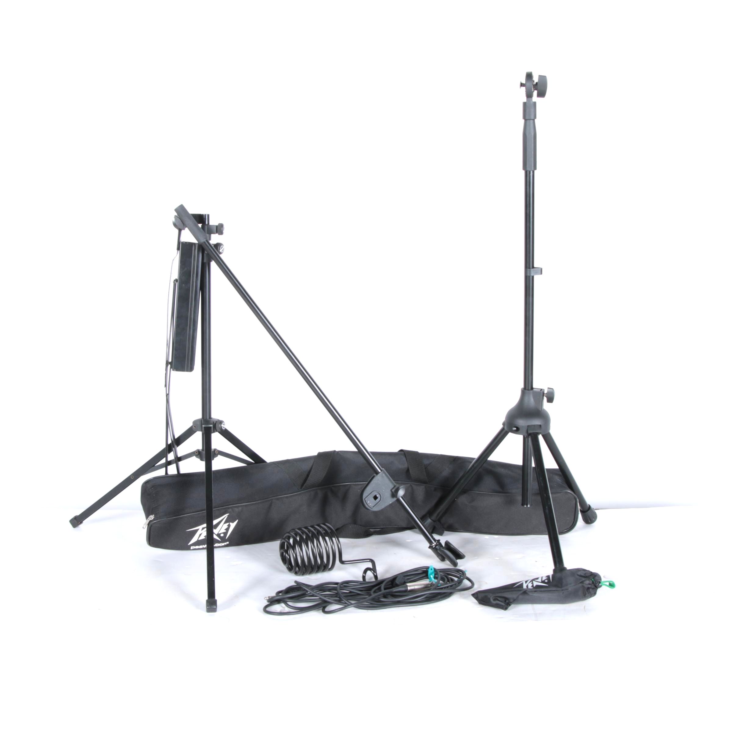 Peavey PVi 100 Microphone, Stand and Accessories