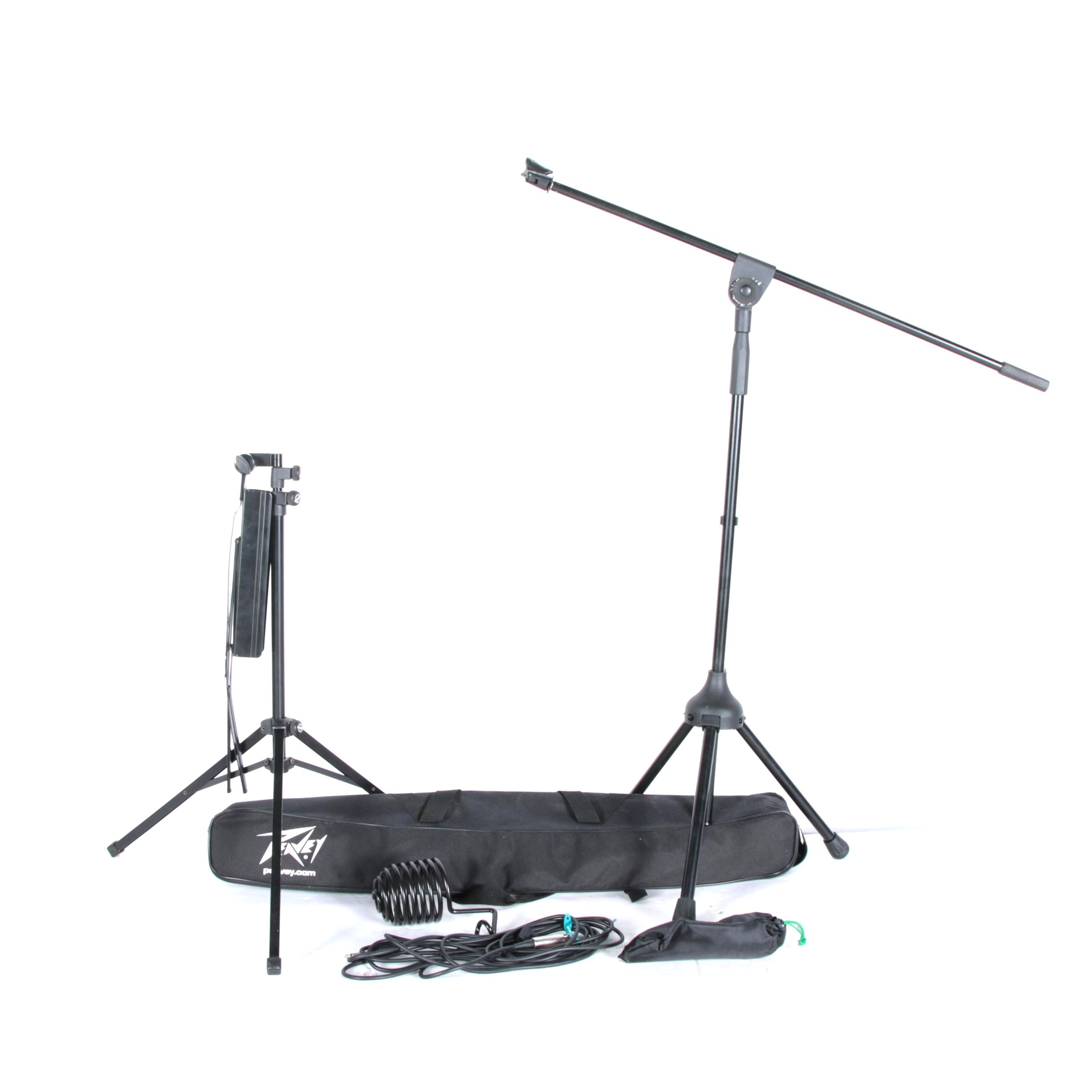 Peavey PVi 100 Microphone, Stand and Accessories