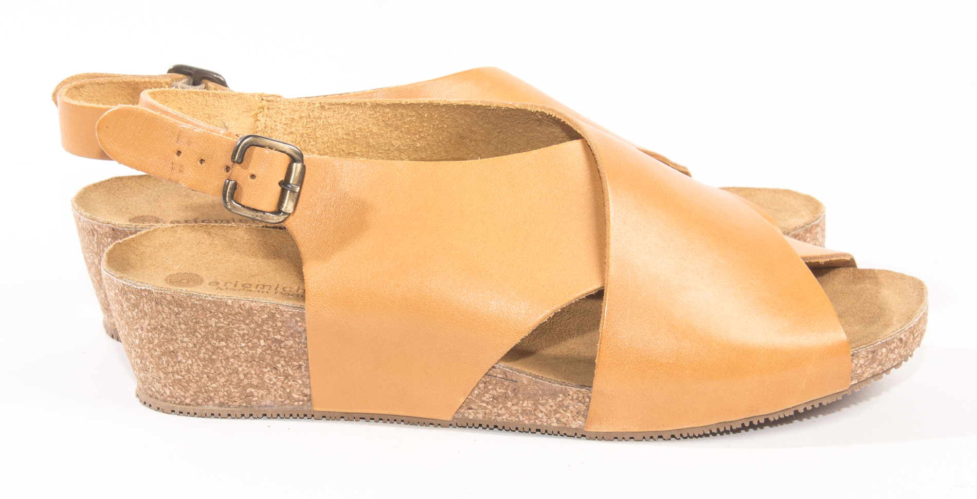 Eric Michael Leather Wedges