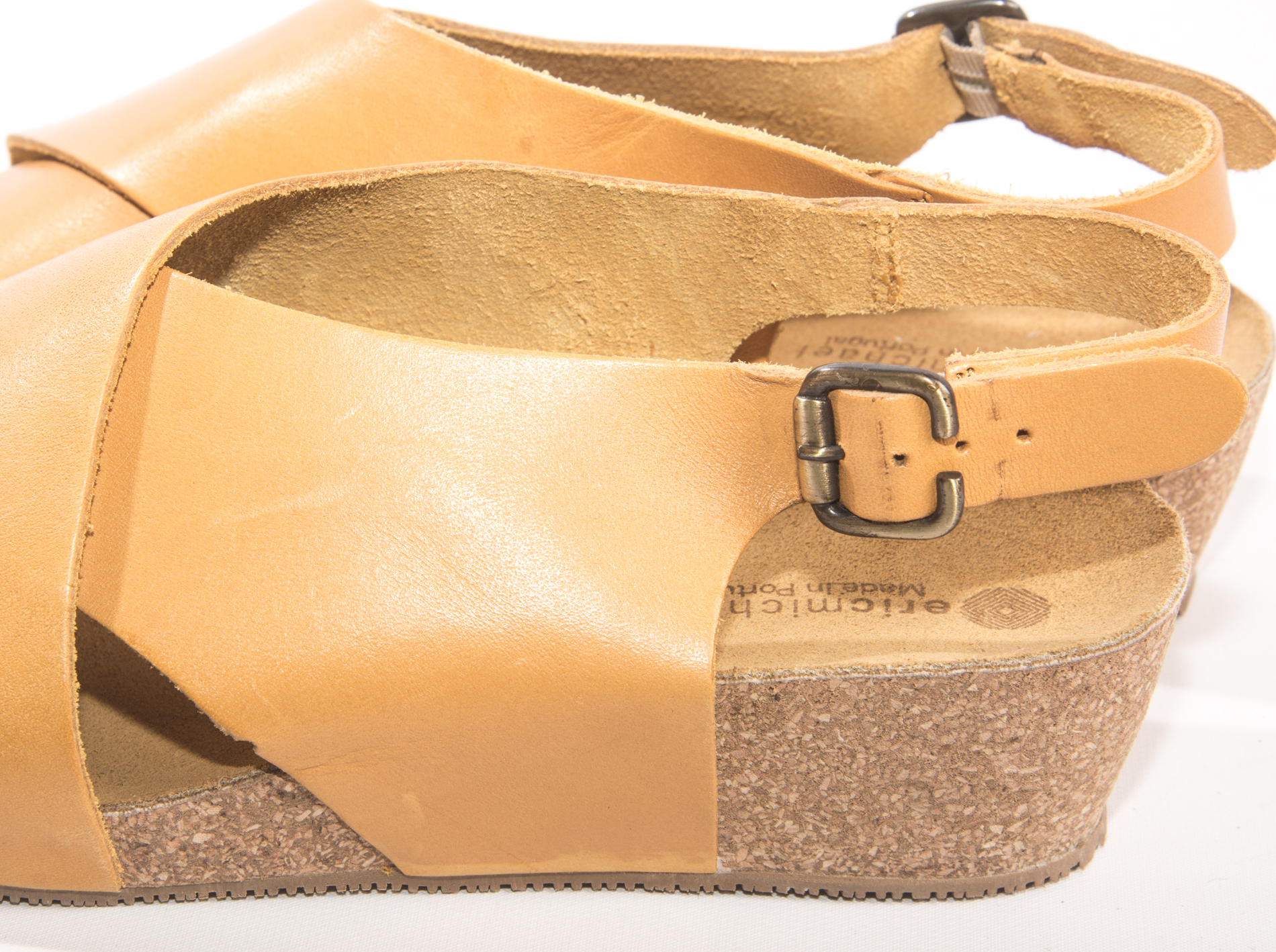 Eric Michael Leather Wedges