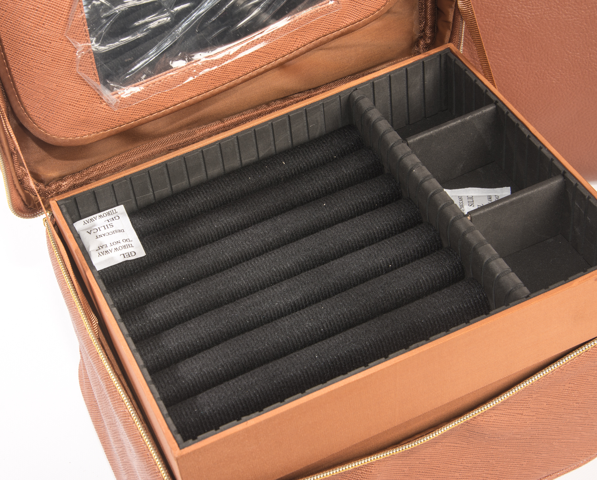 Joy and Iman City Satchel with Vinyl Valise