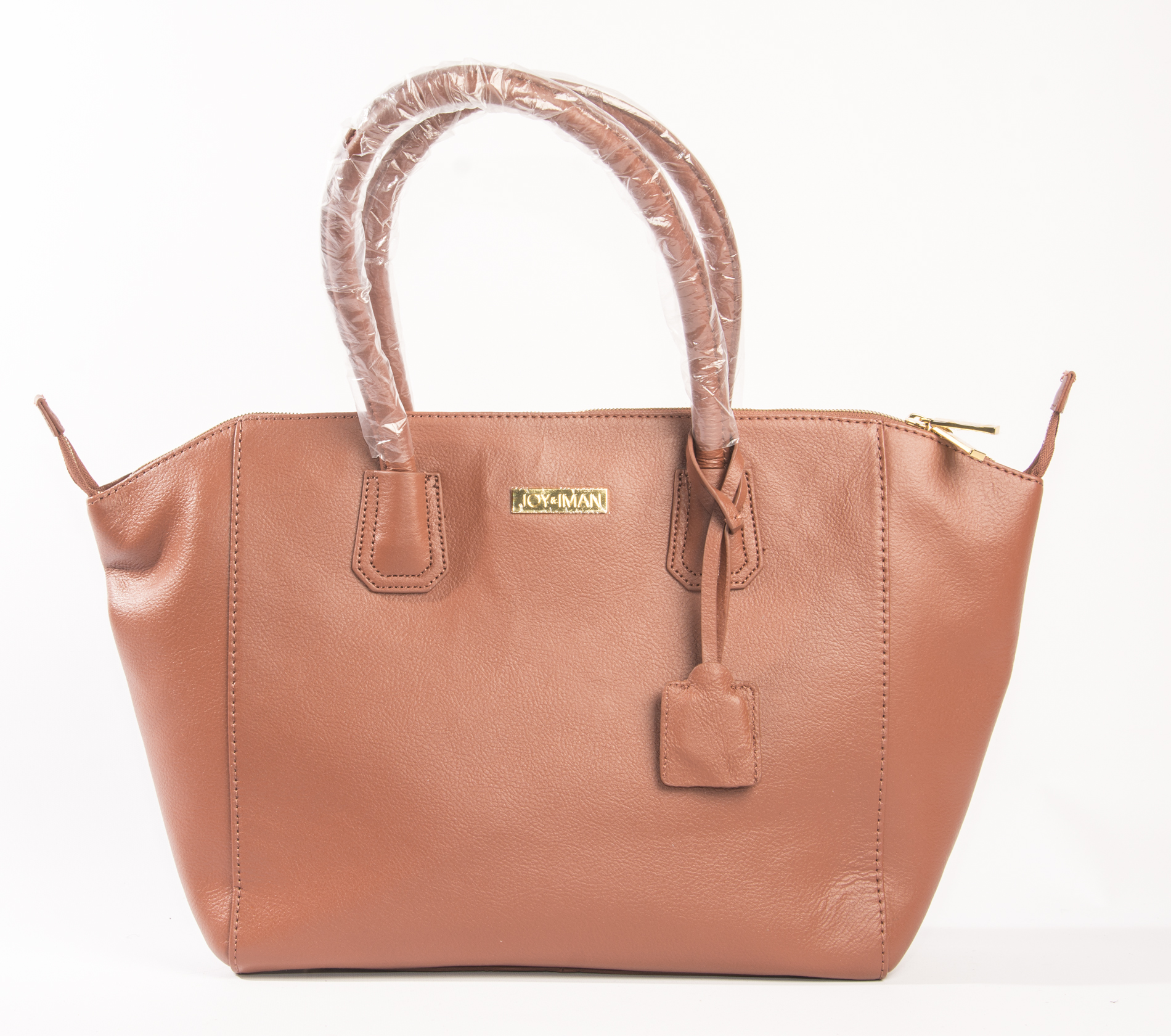 Joy and Iman City Satchel with Vinyl Valise