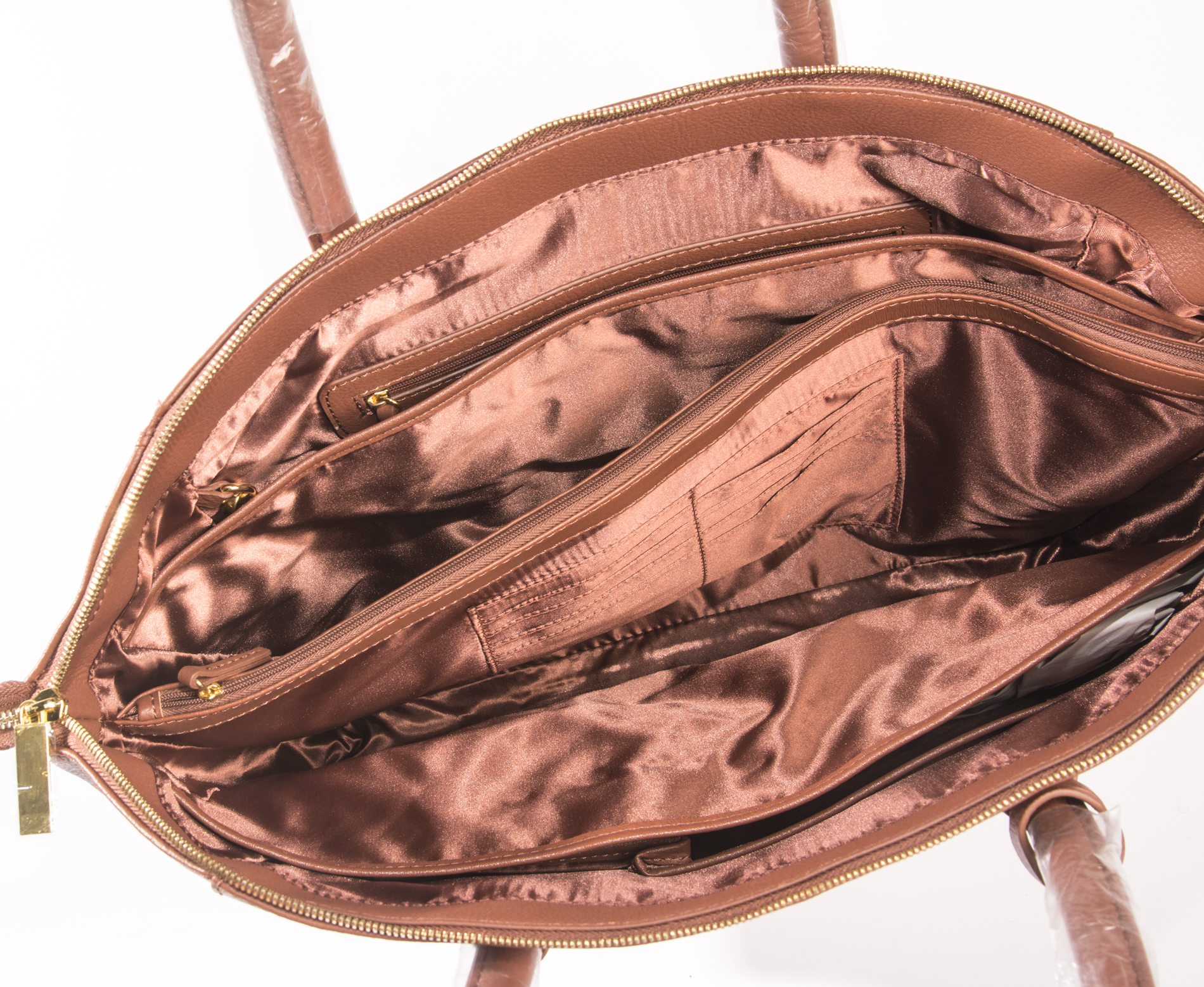 Joy and Iman City Satchel with Vinyl Valise