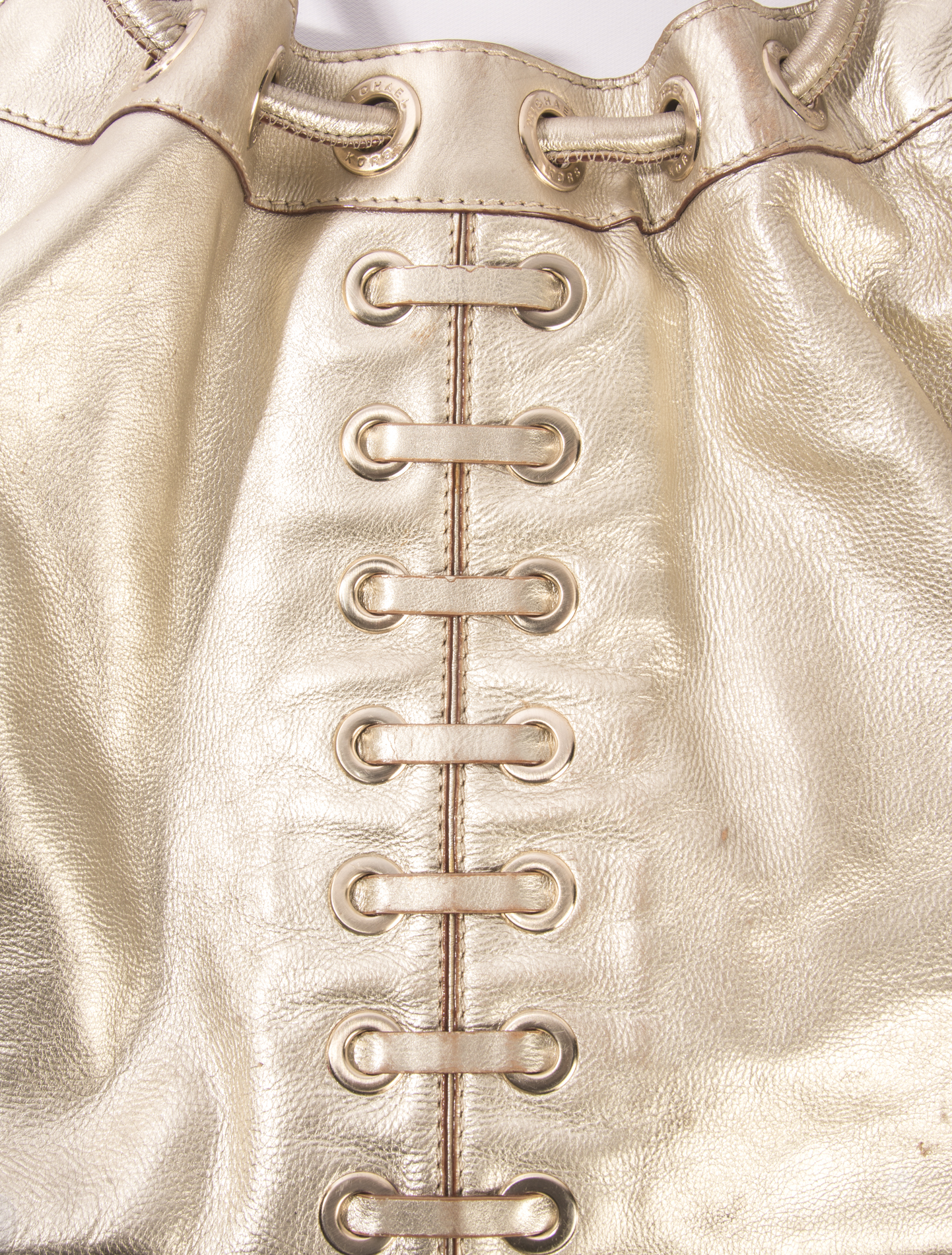 Michael Kors Metallic Gold Hobo Bag