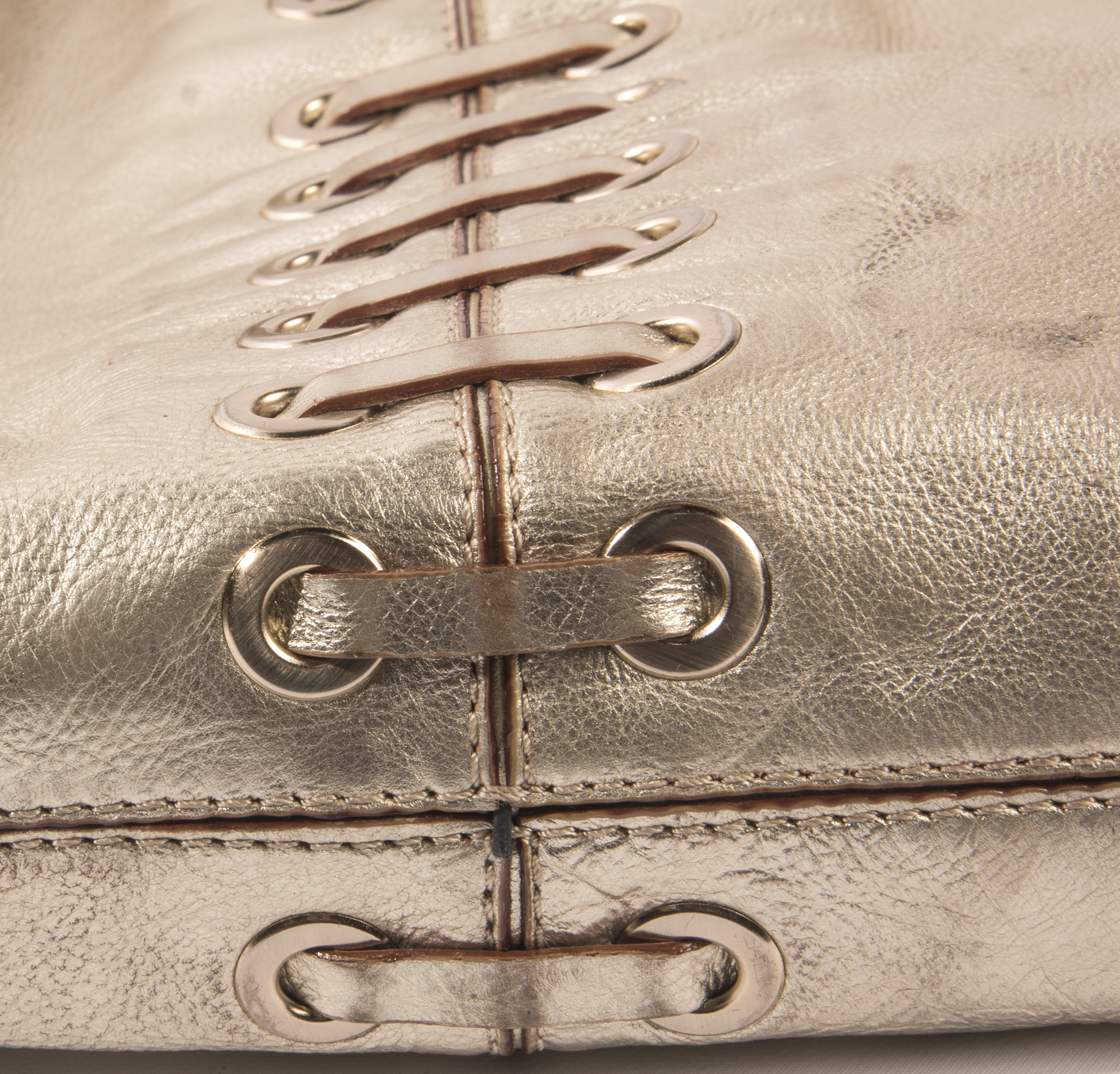 Michael Kors Metallic Gold Hobo Bag