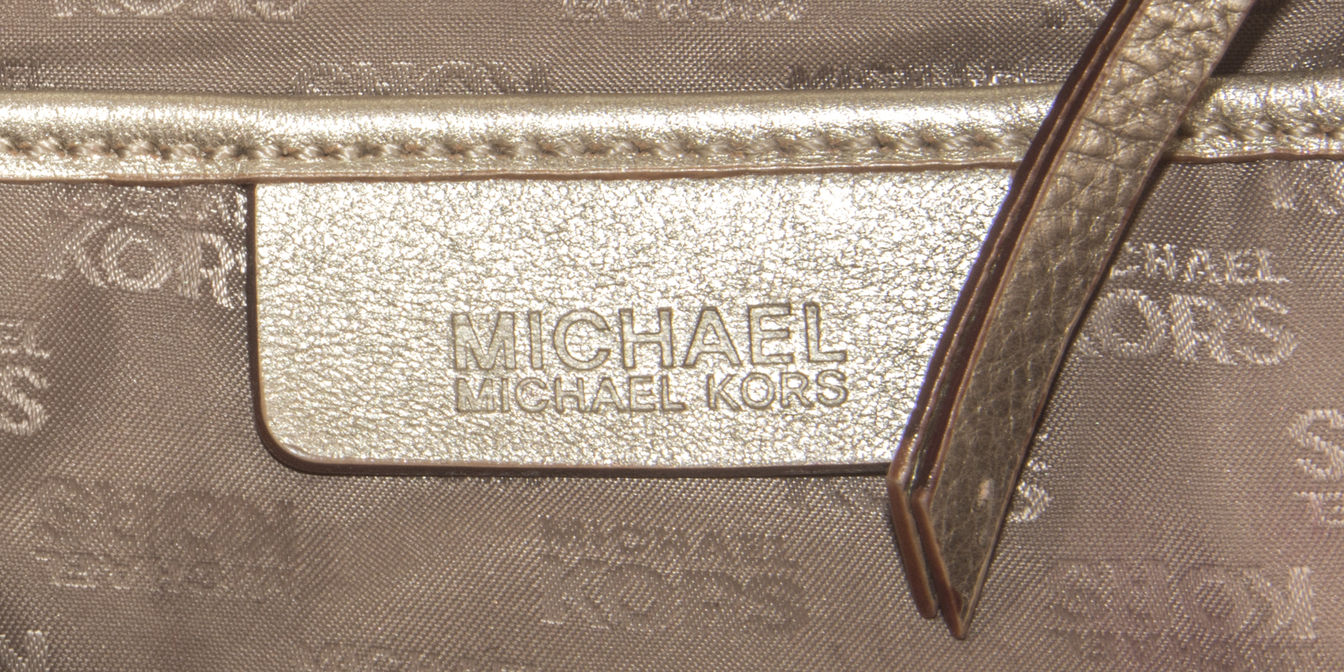 Michael Kors Metallic Gold Hobo Bag