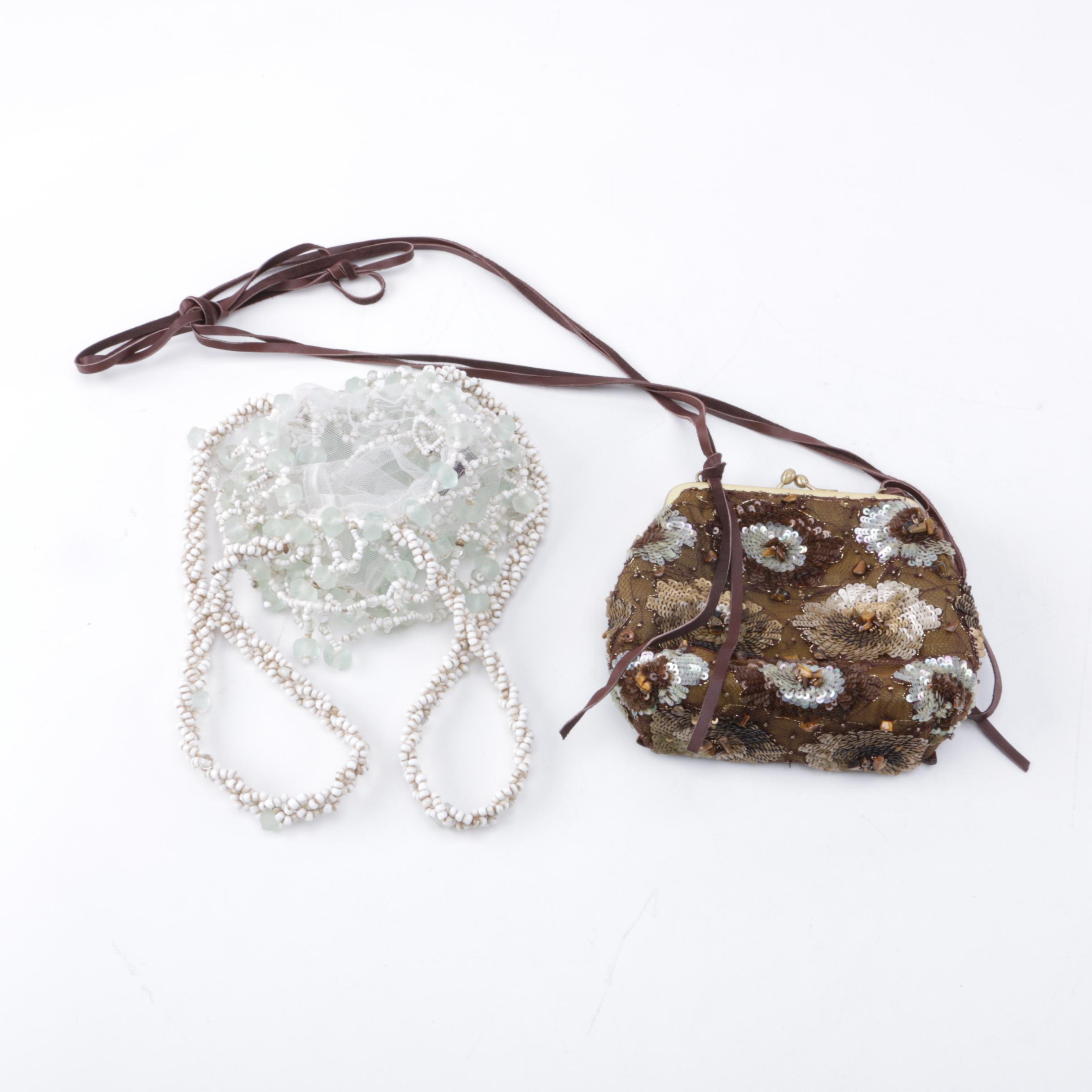 Chista and Santi Embellished Handbags