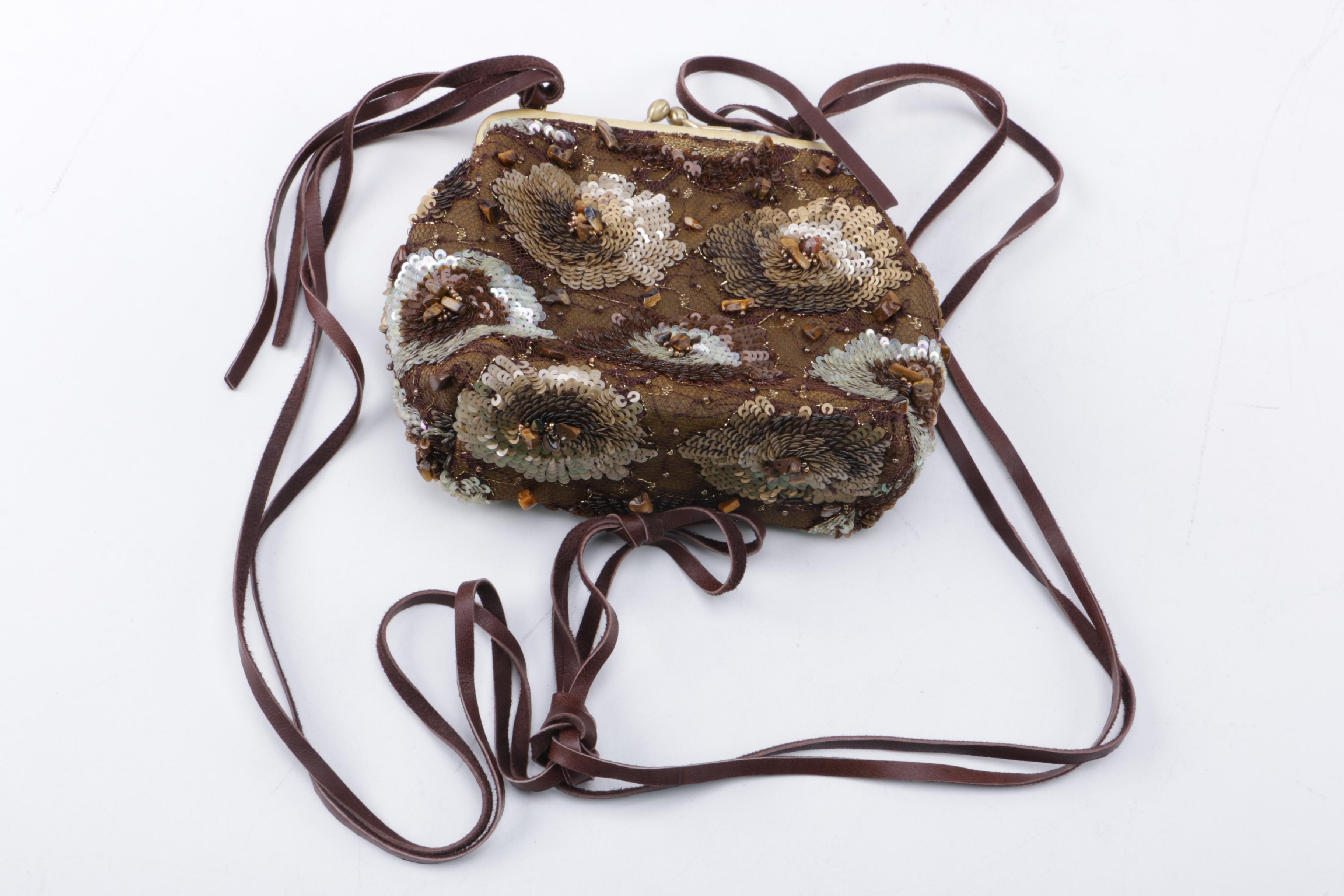 Chista and Santi Embellished Handbags