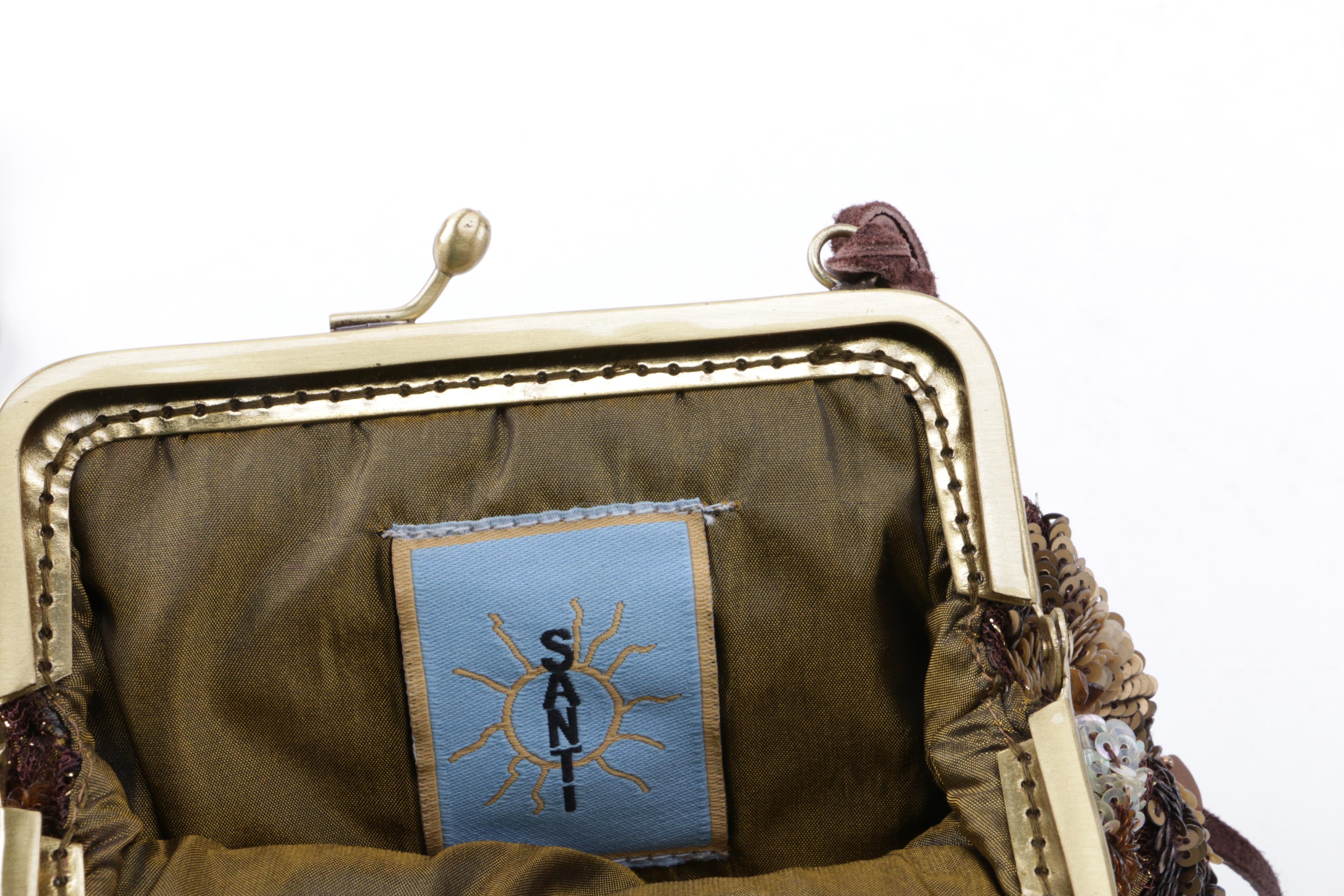 Chista and Santi Embellished Handbags