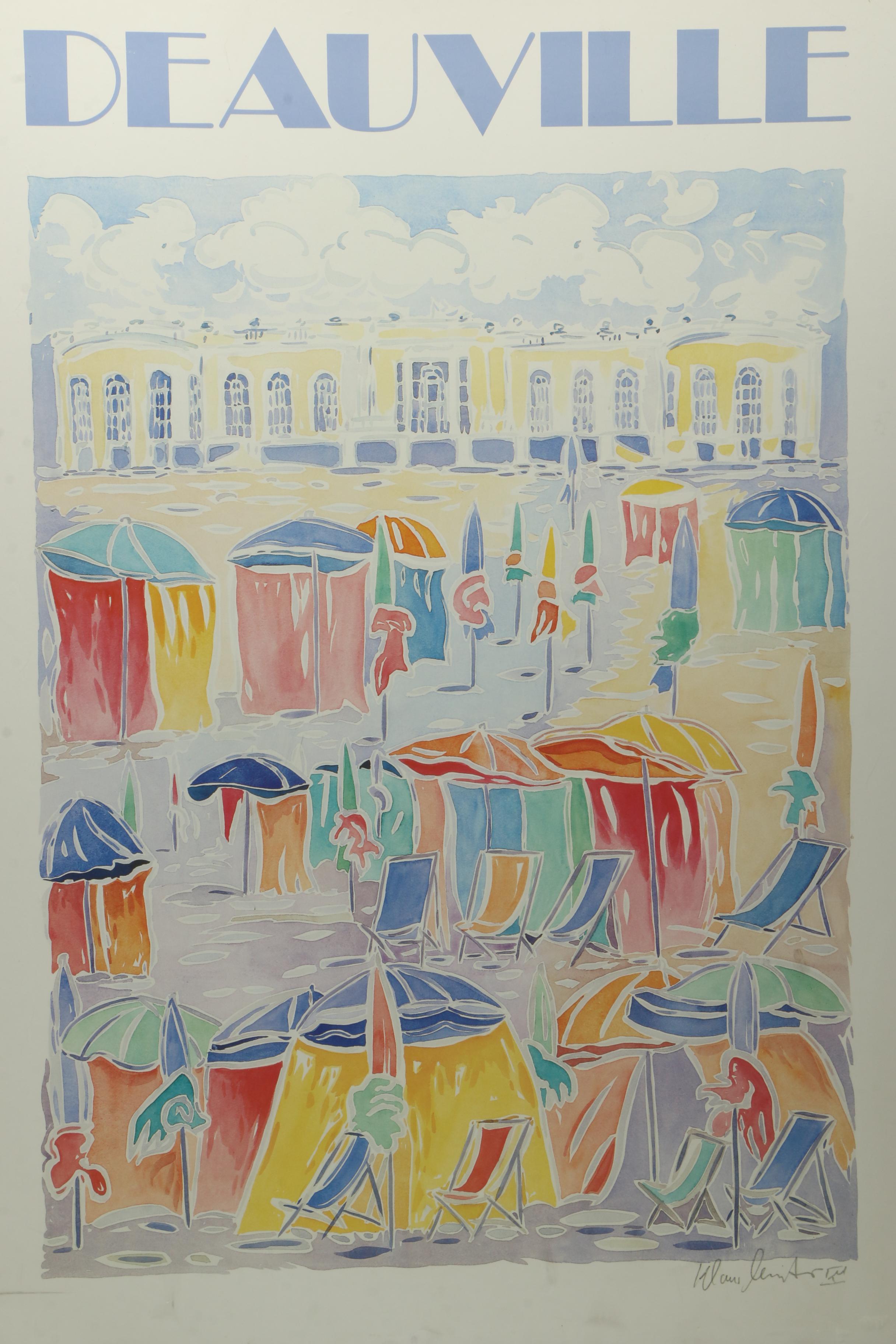 Offset Lithograph Deauville Poster