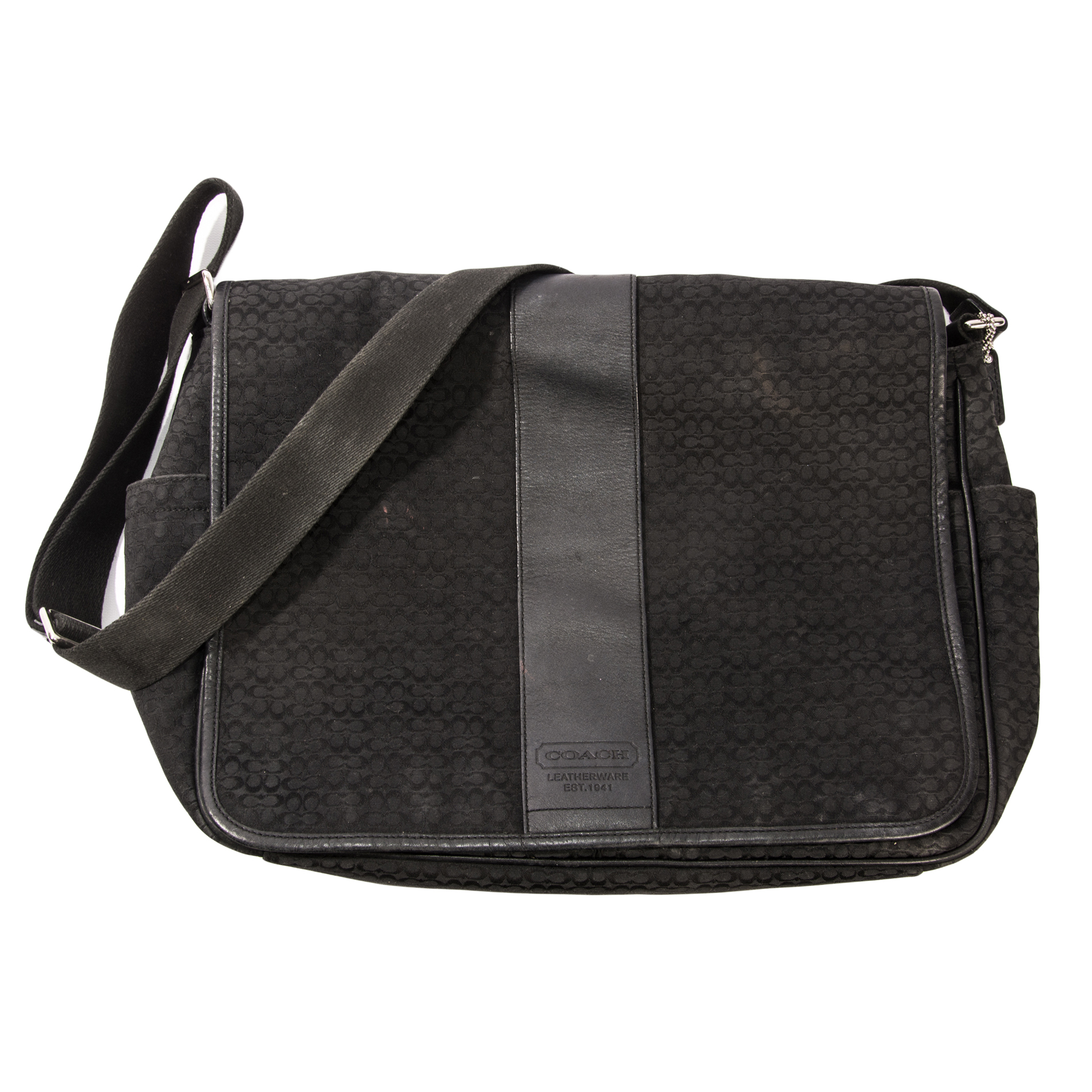 Coach Black Messenger Bag