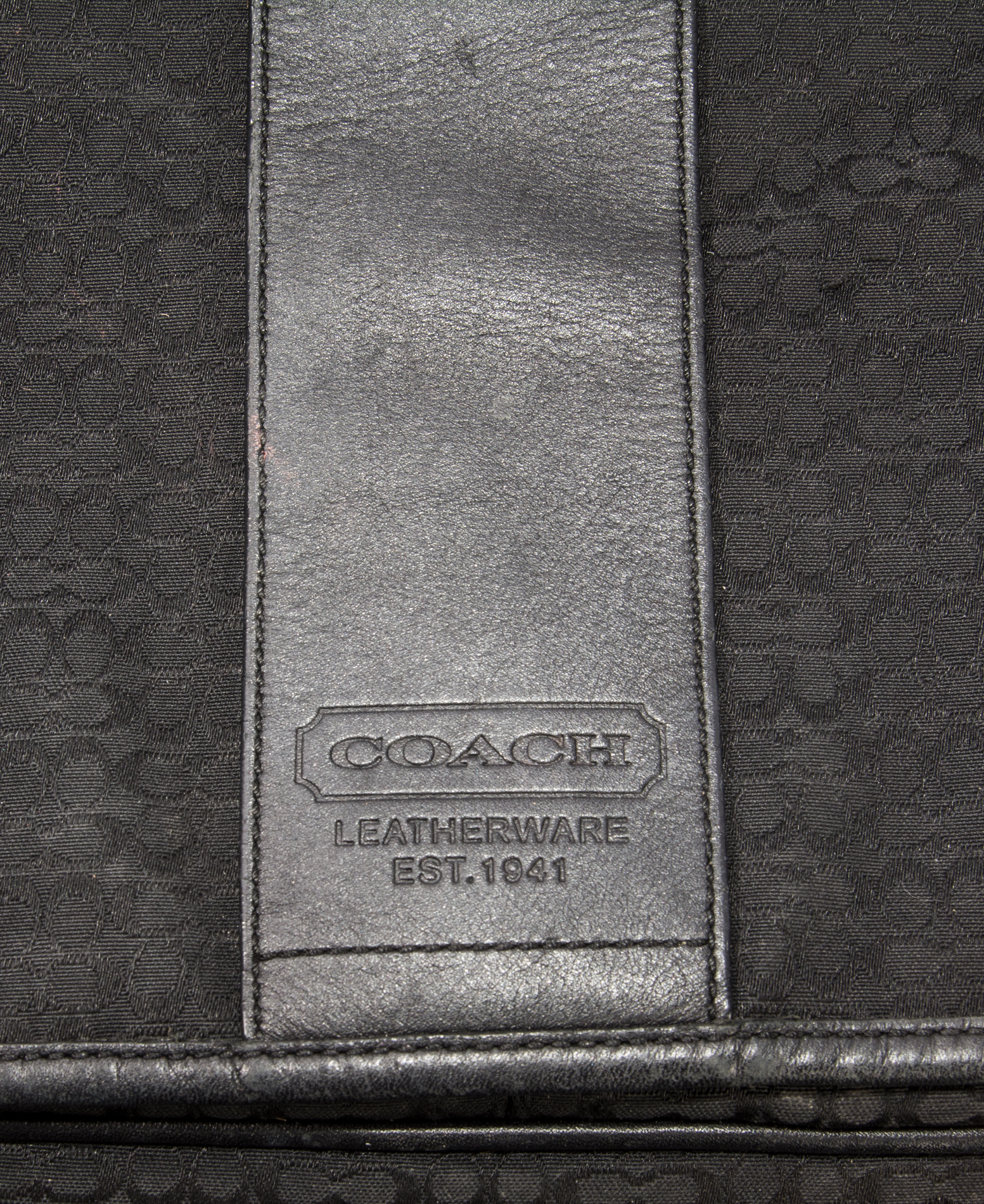 Coach Black Messenger Bag